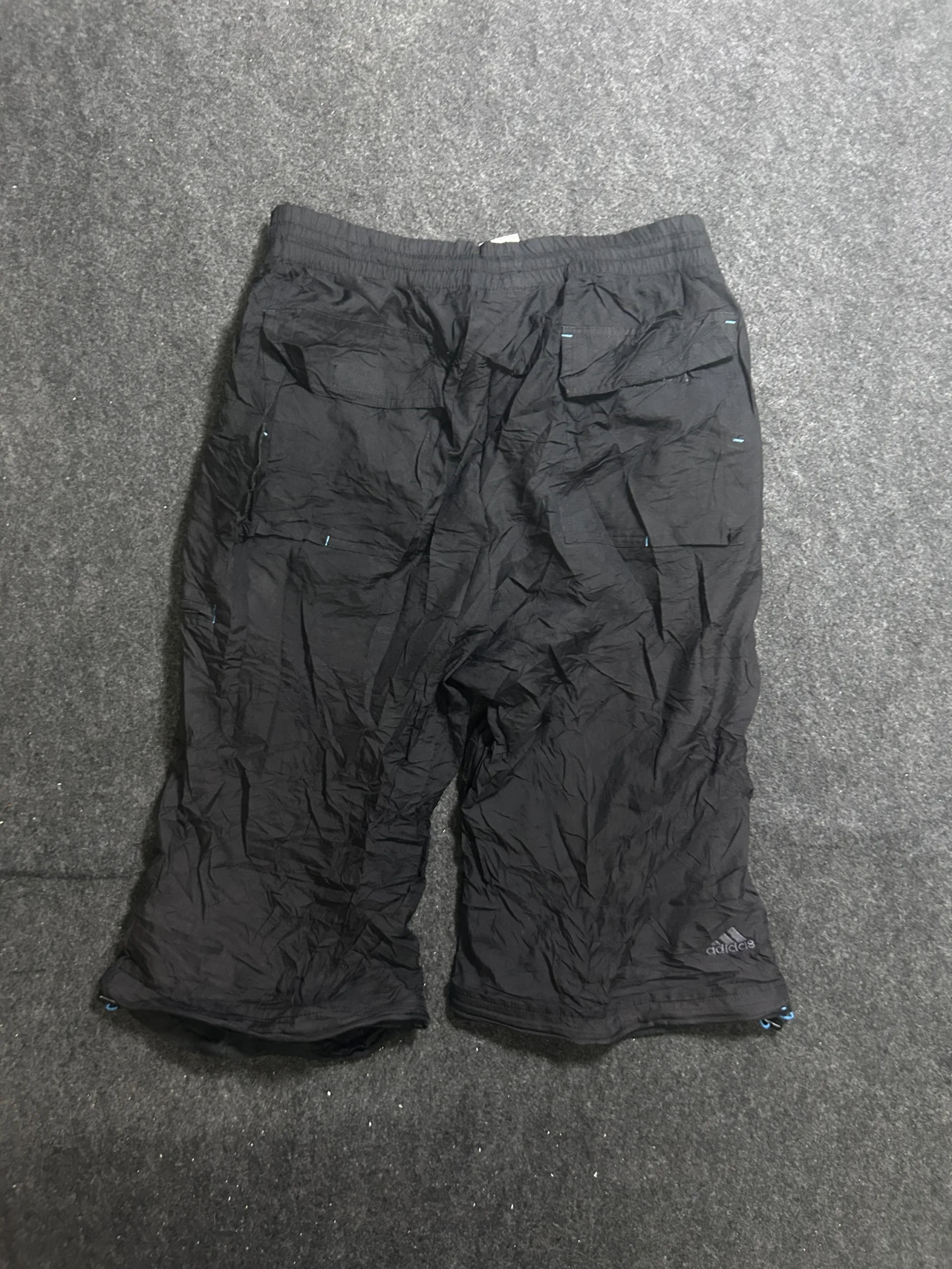 Adidas Black Multi-Pocket Cargo Shorts | M 4 Adidas cargo pants