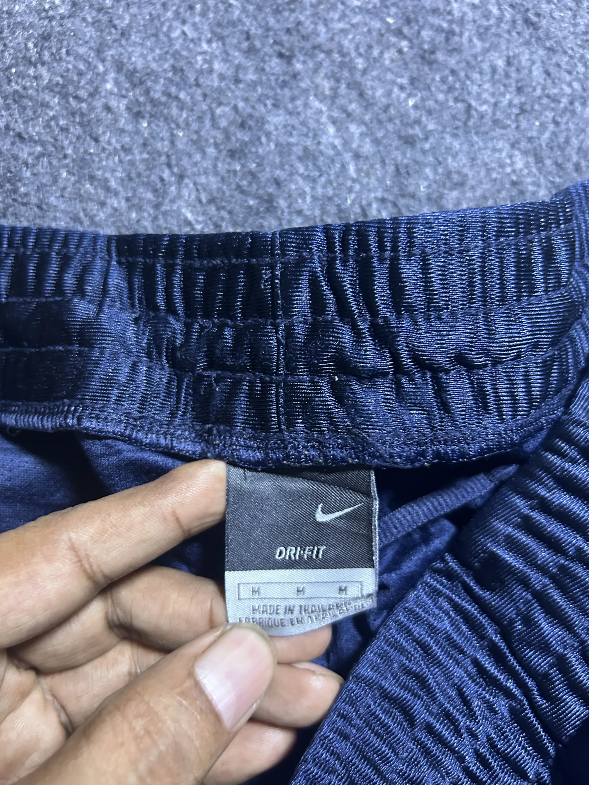 Nike Dri-Fit Navy Yellow Sports Shorts | Adjustable Waist 4 Nike shorts