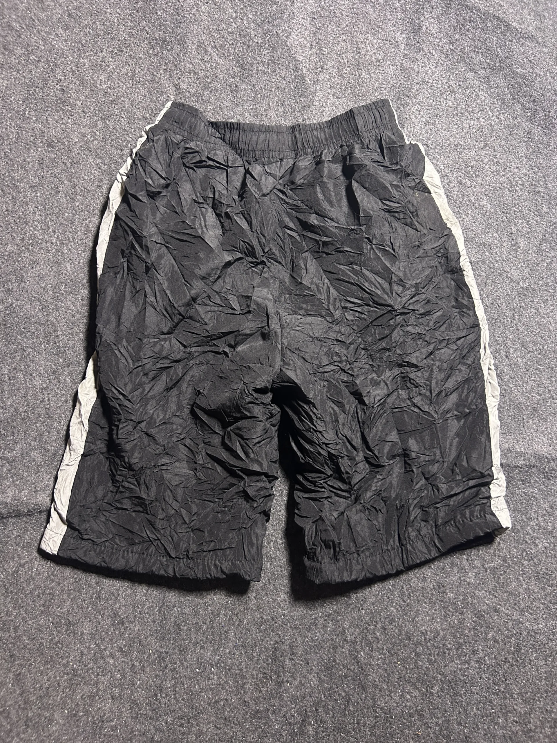 Puma Black Sports Shorts With White Side Panels | W24 2 Puma shorts