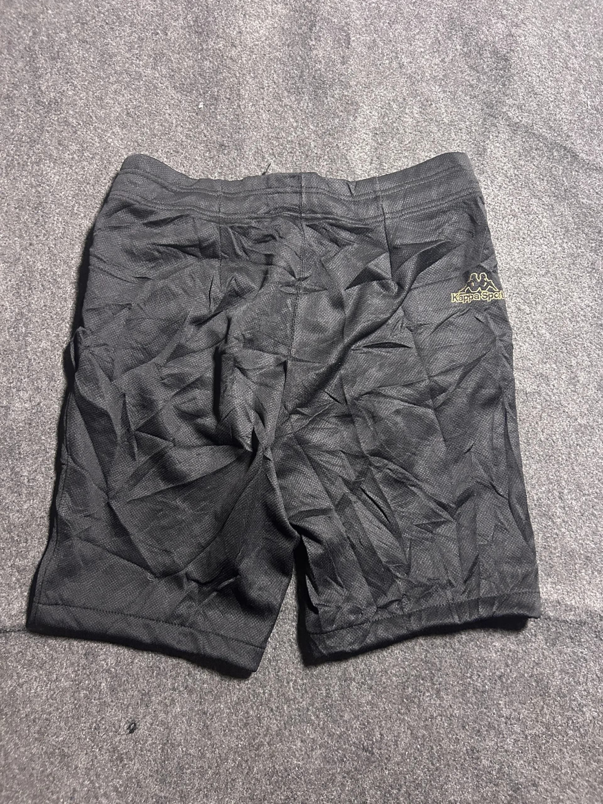 Kappa Sport Usa Vintage Black Athletic Shorts | Size 32 | Retro Sportswear 2 thrift shorts for men