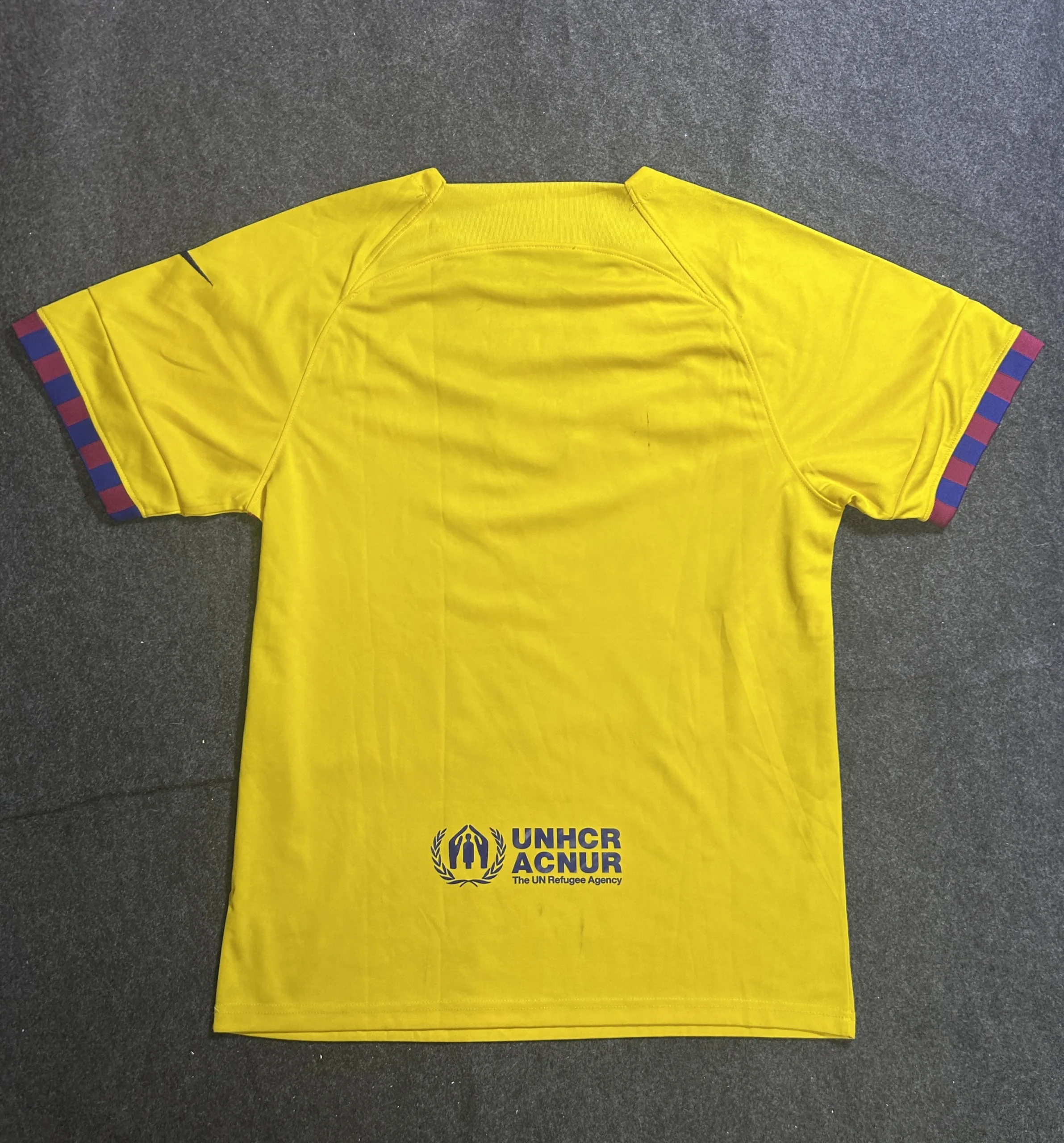 Nike Fc Barcelona Yellow Away Jersey | Spotify Football Shirt | L/Xl 3 Nike shirts