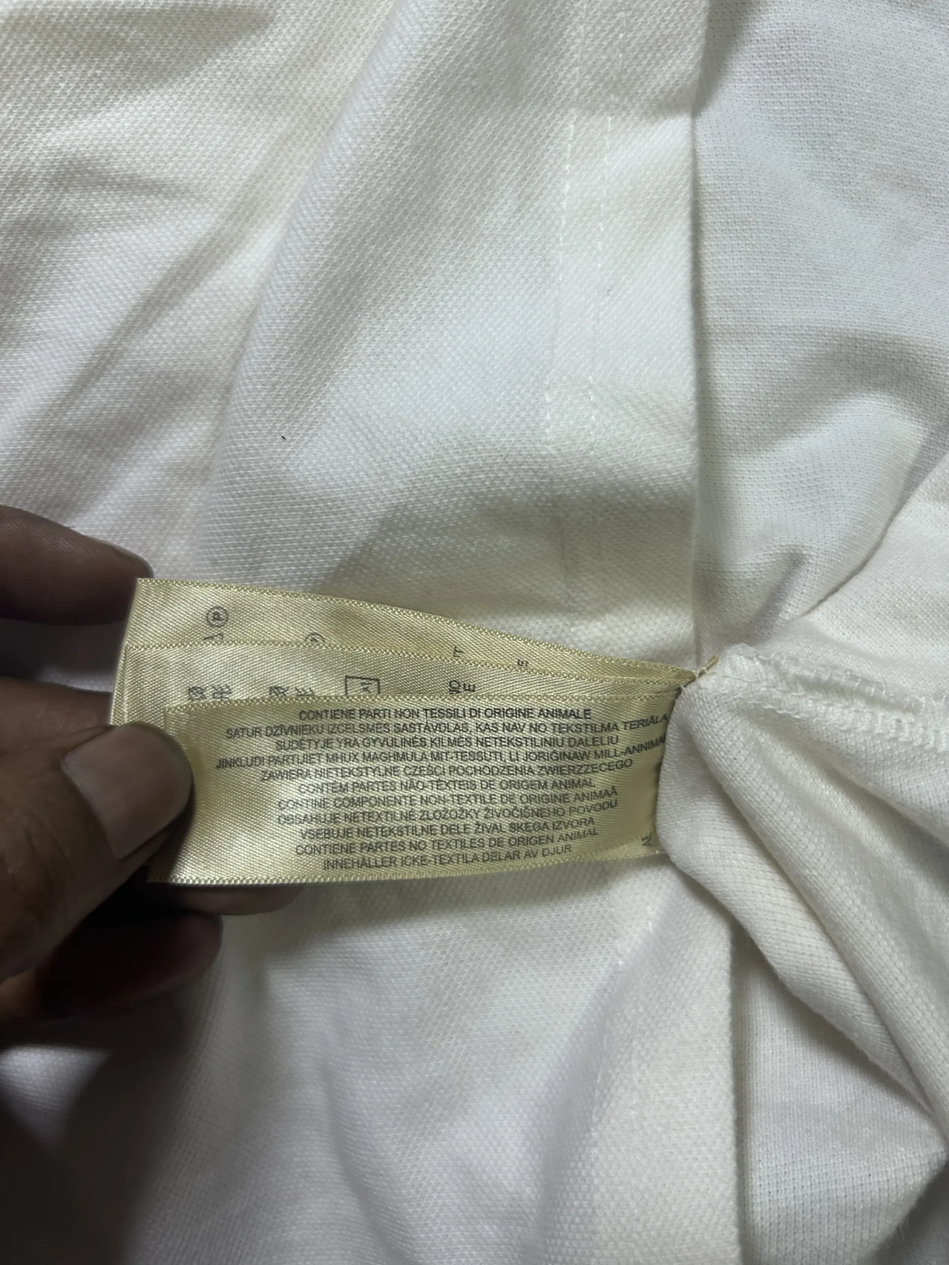 Burberry Brit White 100% Cotton Polo Shirt – Equestrian Knight Logo | S 10 thrift polo shirts india