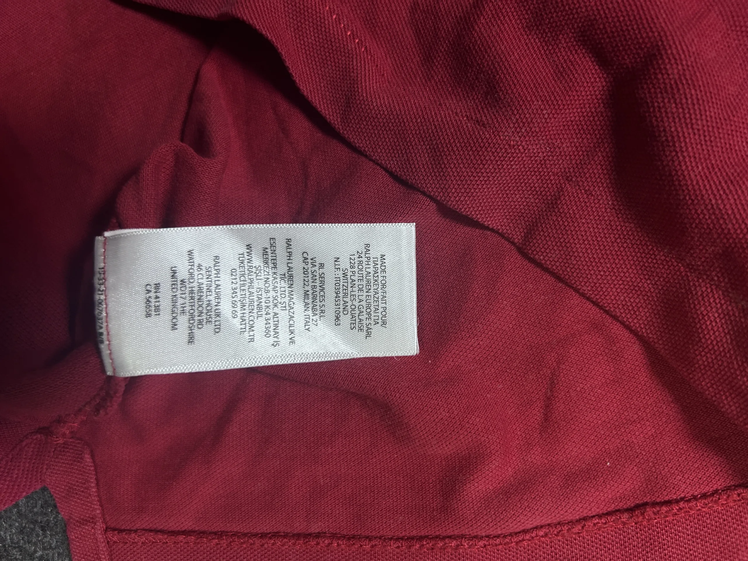 Polo Ralph Lauren Custom Slim Fit Red Polo T-Shirt | L /Xl 7 thrift polo shirts india