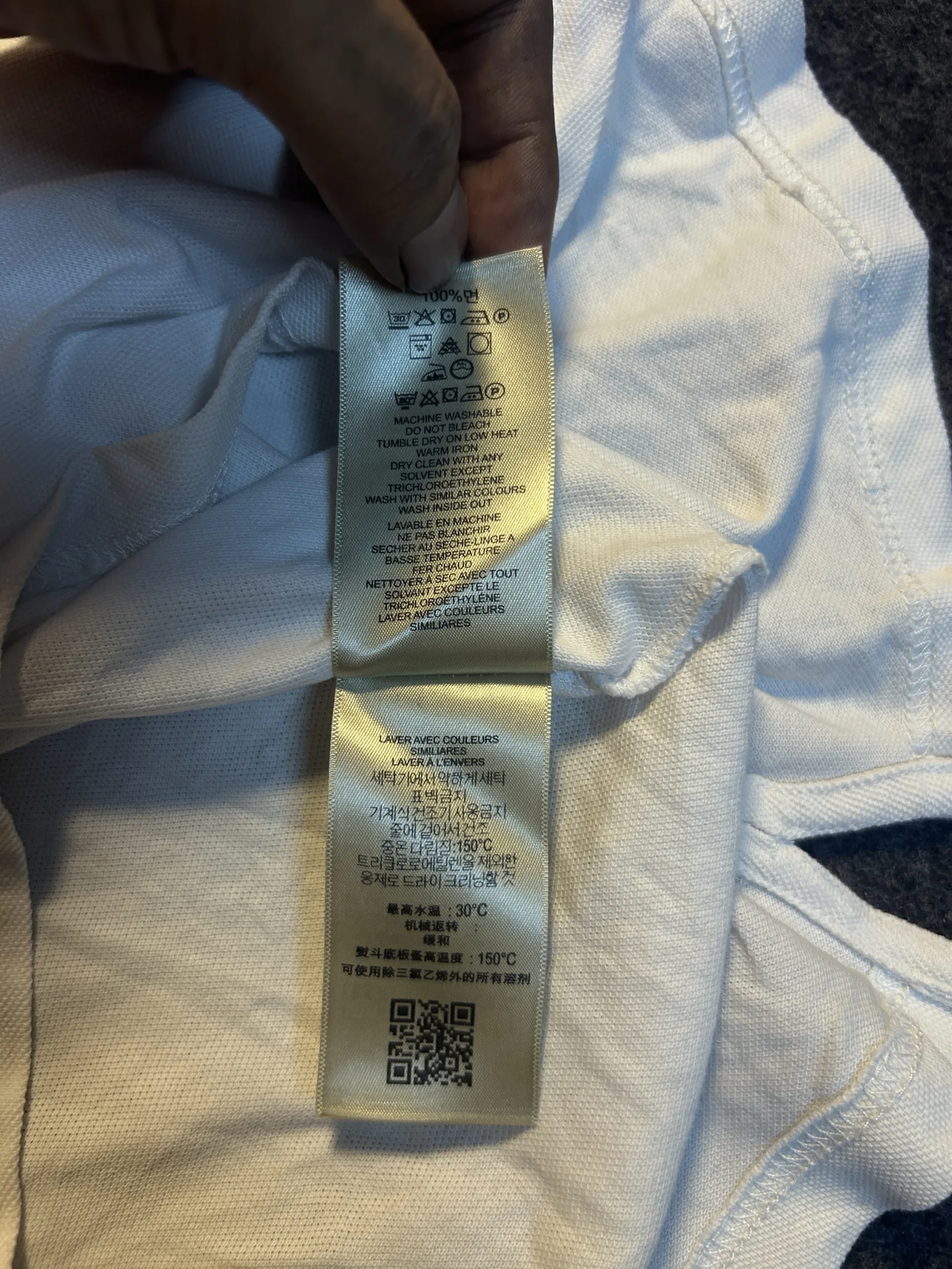 Burberry London England Vintage White Polo Shirt 100% Cotton | Men’s 44 6 thrift polo shirts india