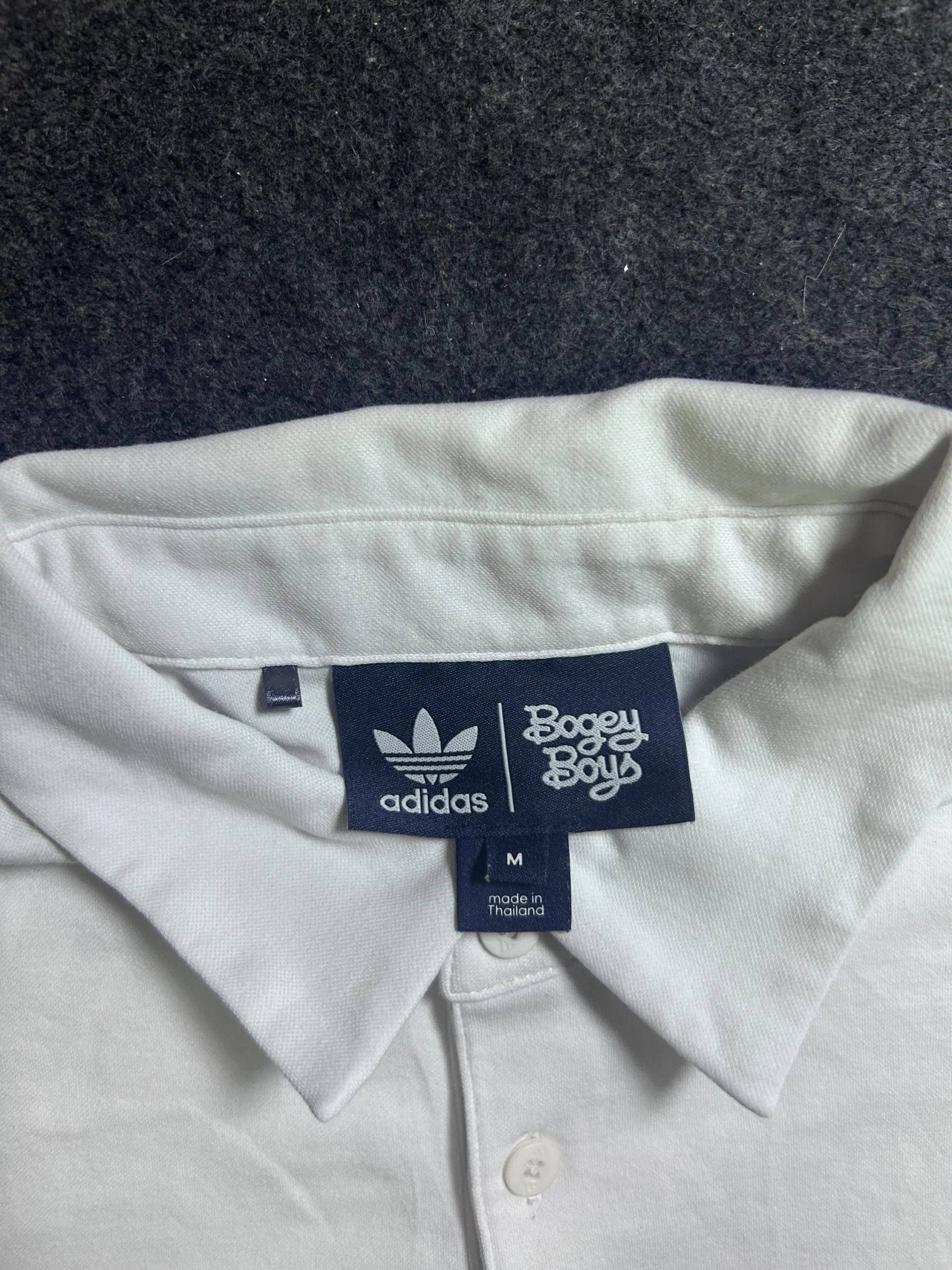 Adidas Originals Bogey Boys Polo Shirt White – Vintage Style | L 5 Adidas polo shirts
