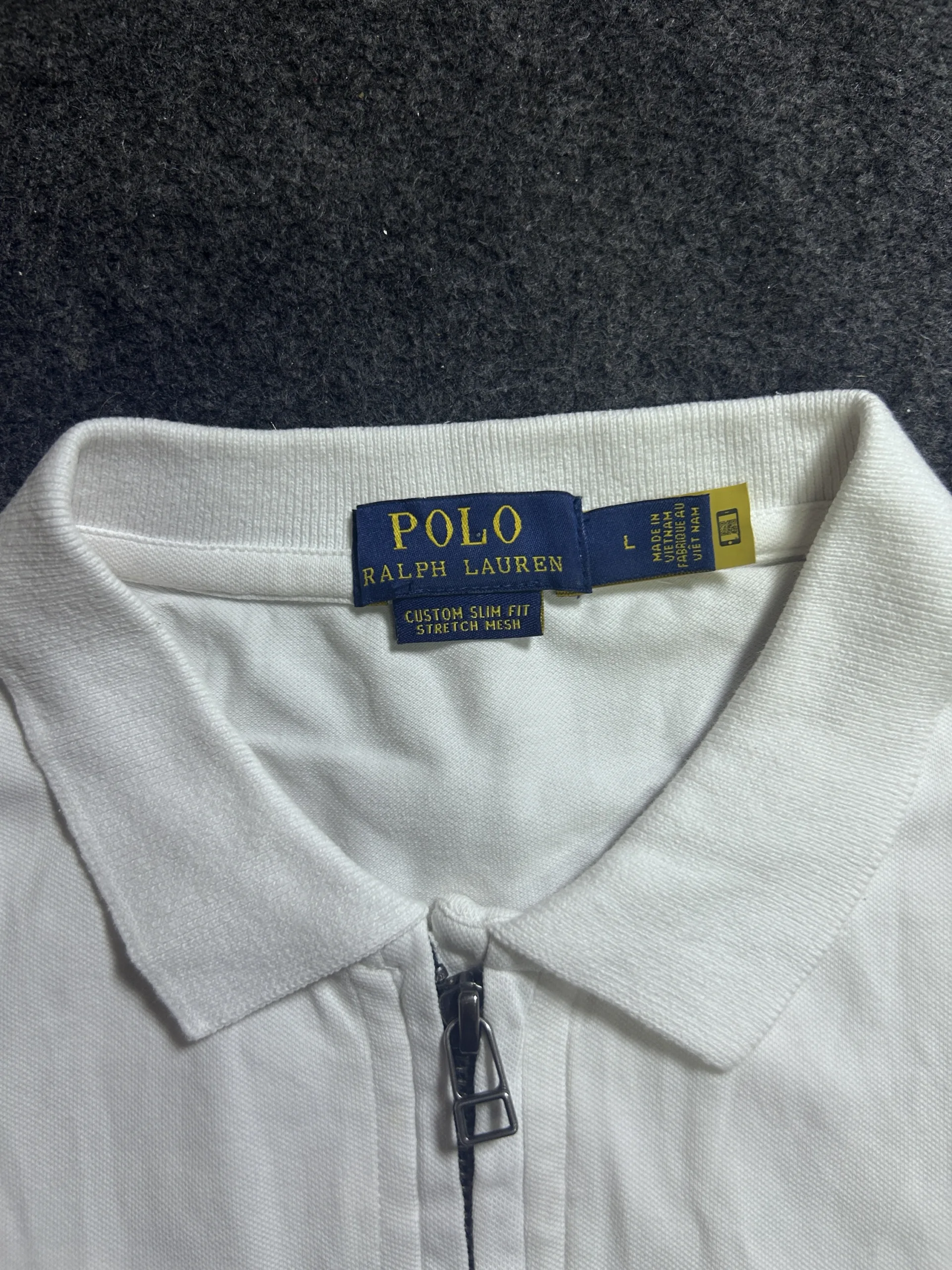 Polo Ralph Lauren White Half-Zip Polo Shirt Men’s | Authentic | L 4 thrift polo shirts india
