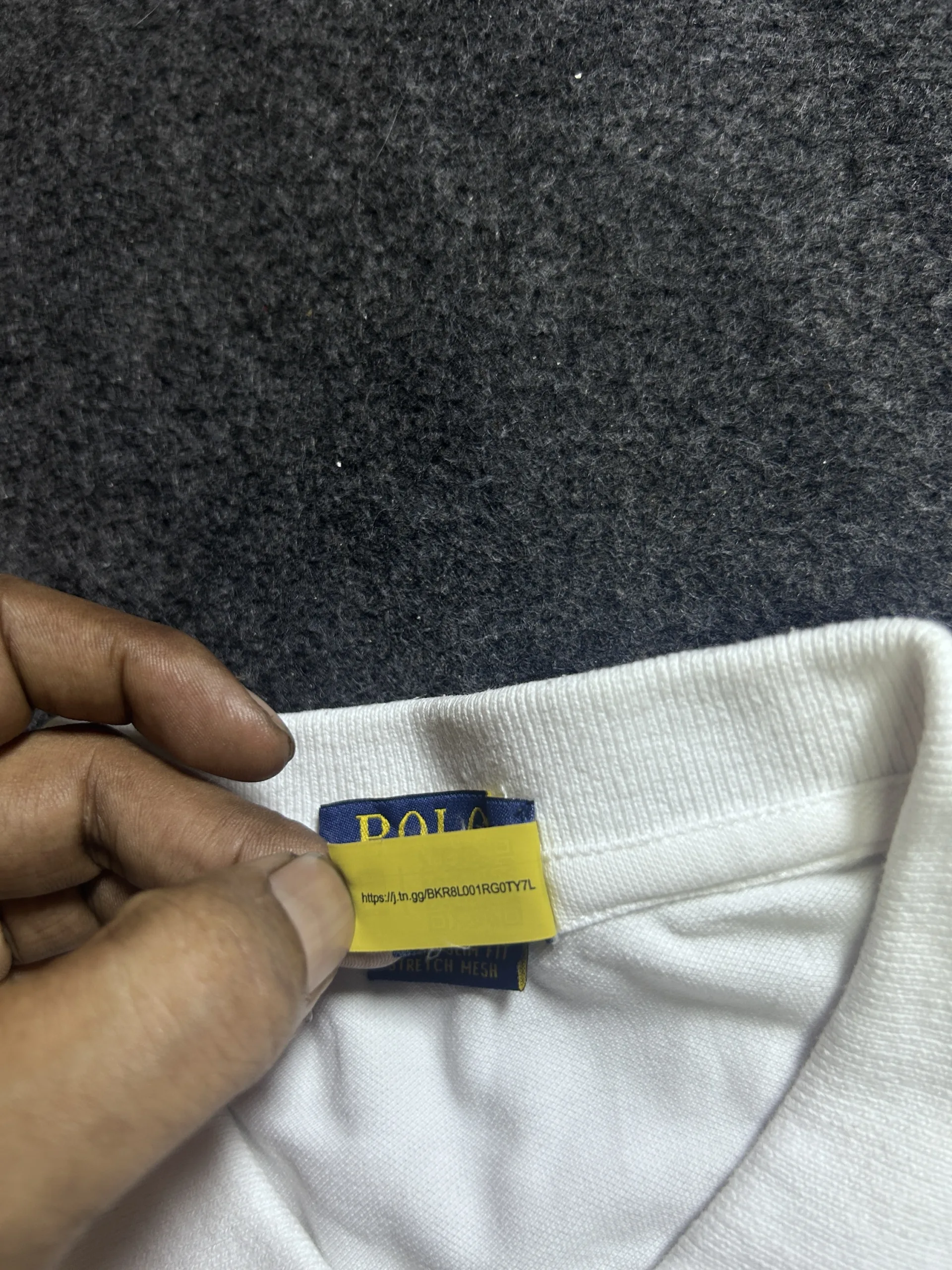 Polo Ralph Lauren White Half-Zip Polo Shirt Men’s | Authentic | L 6 thrift polo shirts india