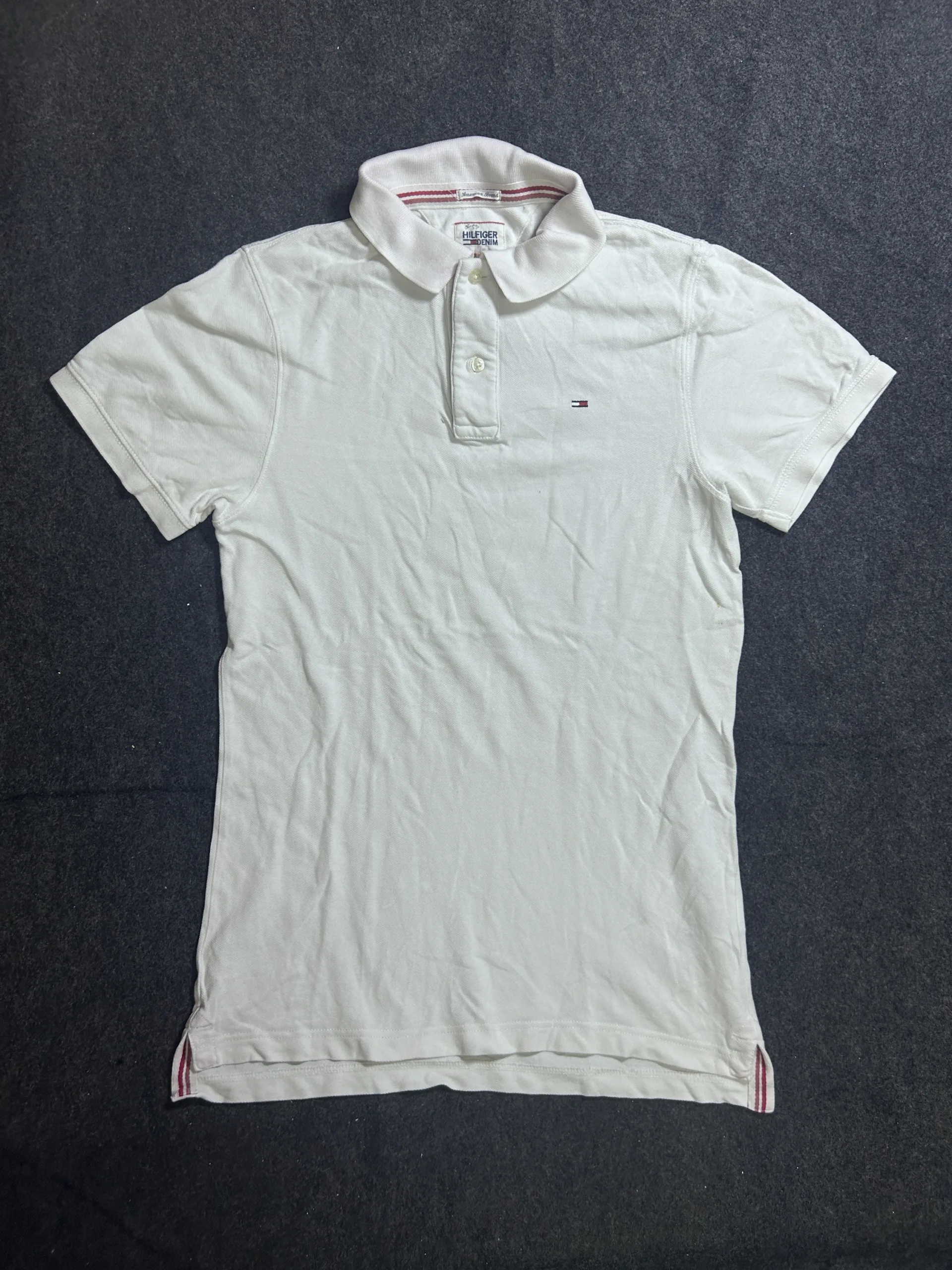 Tommy Hilfiger Denim White Polo Shirt | M 1 thrift polo shirts india