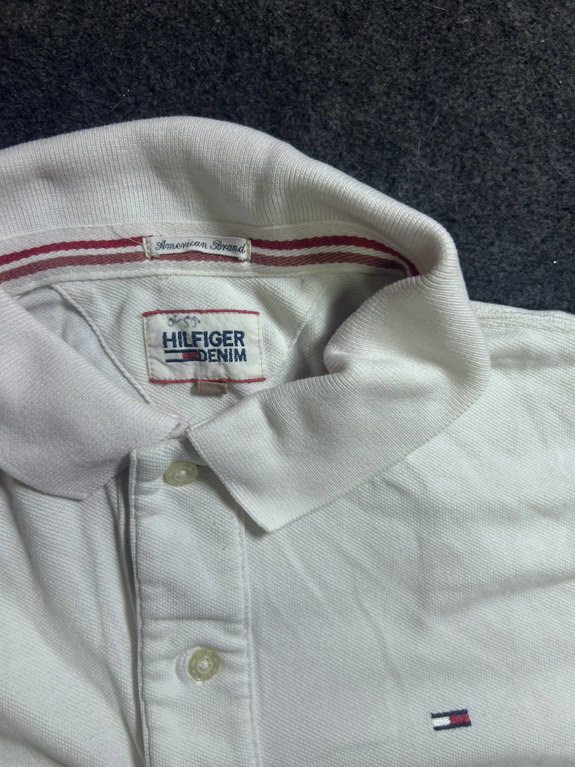 Tommy Hilfiger Denim White Polo Shirt | M 3 thrift polo shirts india