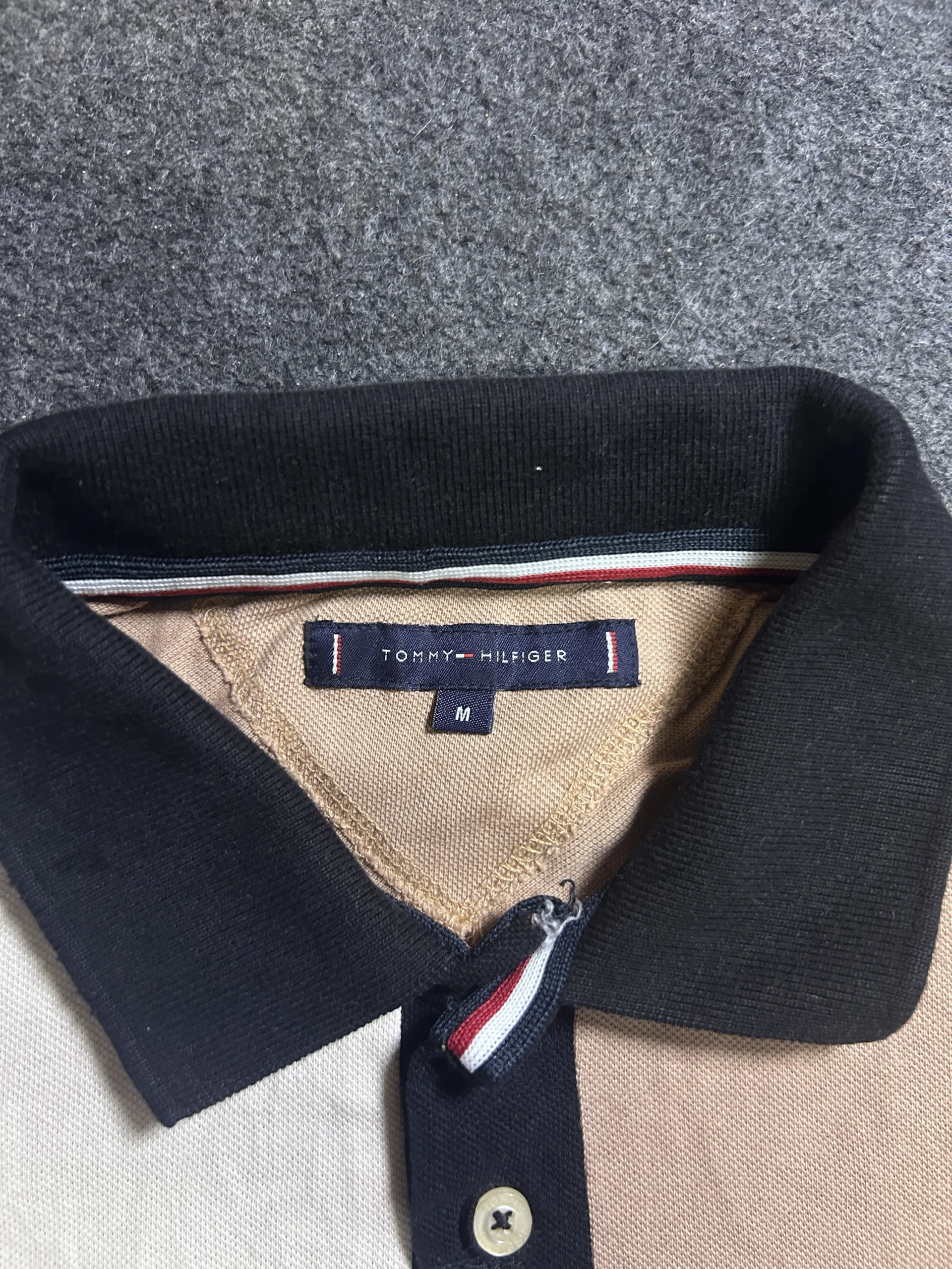 Tommy Hilfiger Colour Block Polo Shirt Men’s Size M 4 thrift polo shirts india