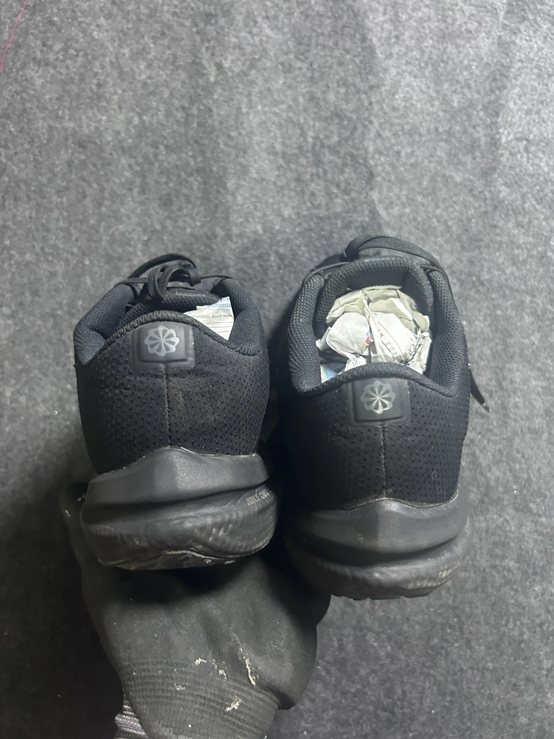 Nike Winflo 10 Men’s Running Shoes – Triple Black Uk 11 6 Nike running shoes