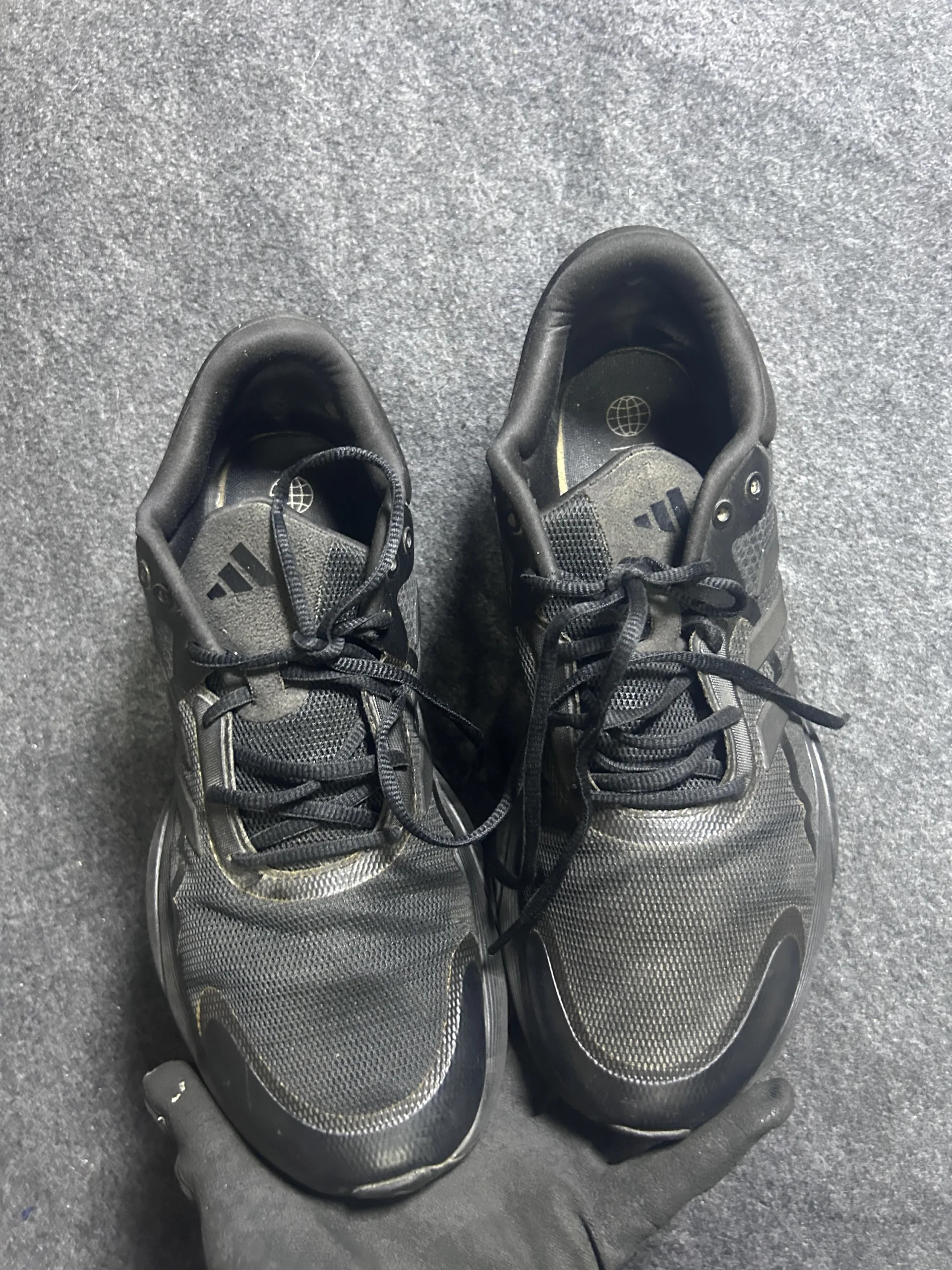 Adidas Bounce Running Shoes – Triple Black 3 Adidas running shoes