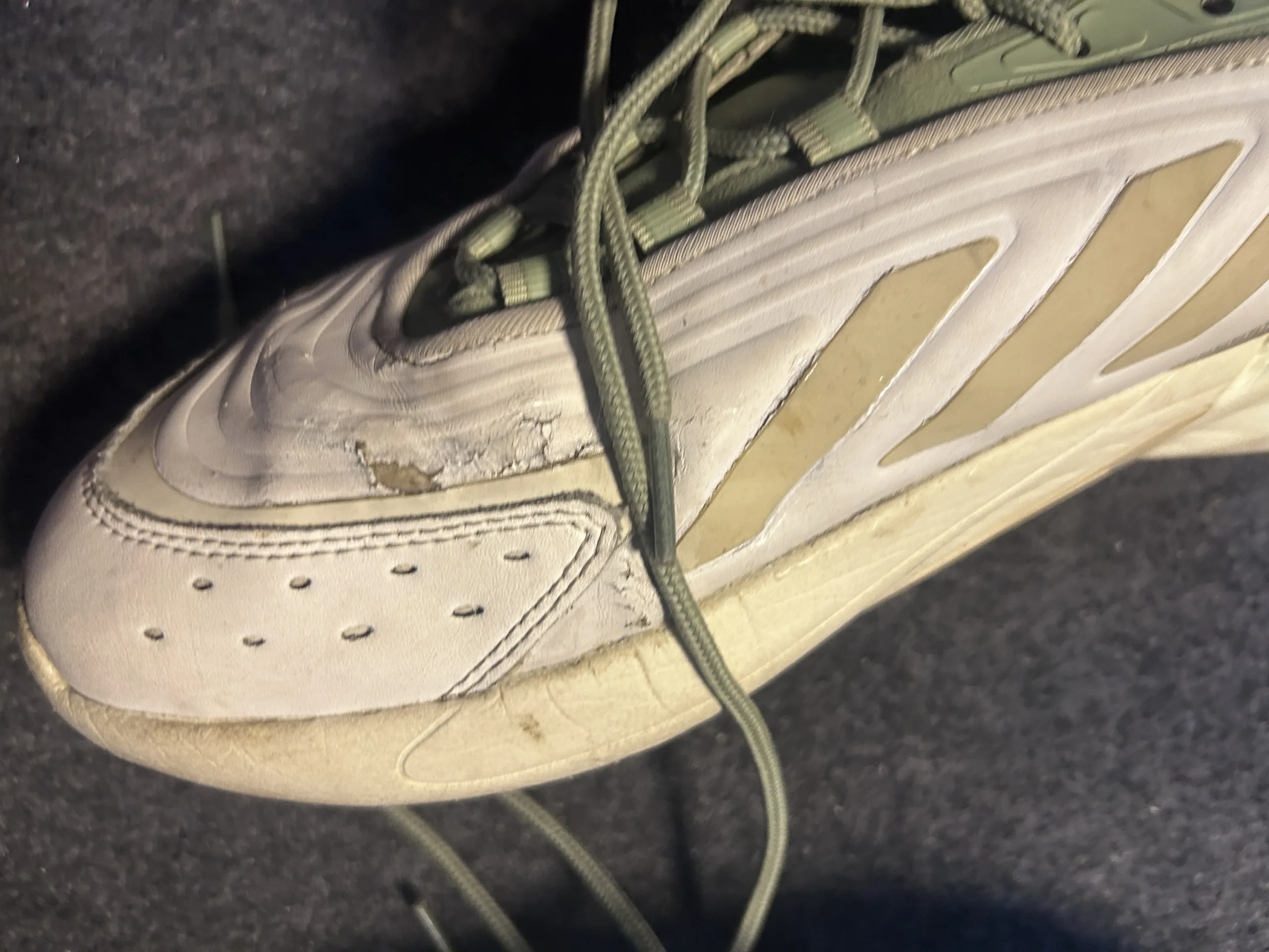 Adidas Ozelia Gy9977 White Green Sneakers Uk10 8 Adidas sneakers