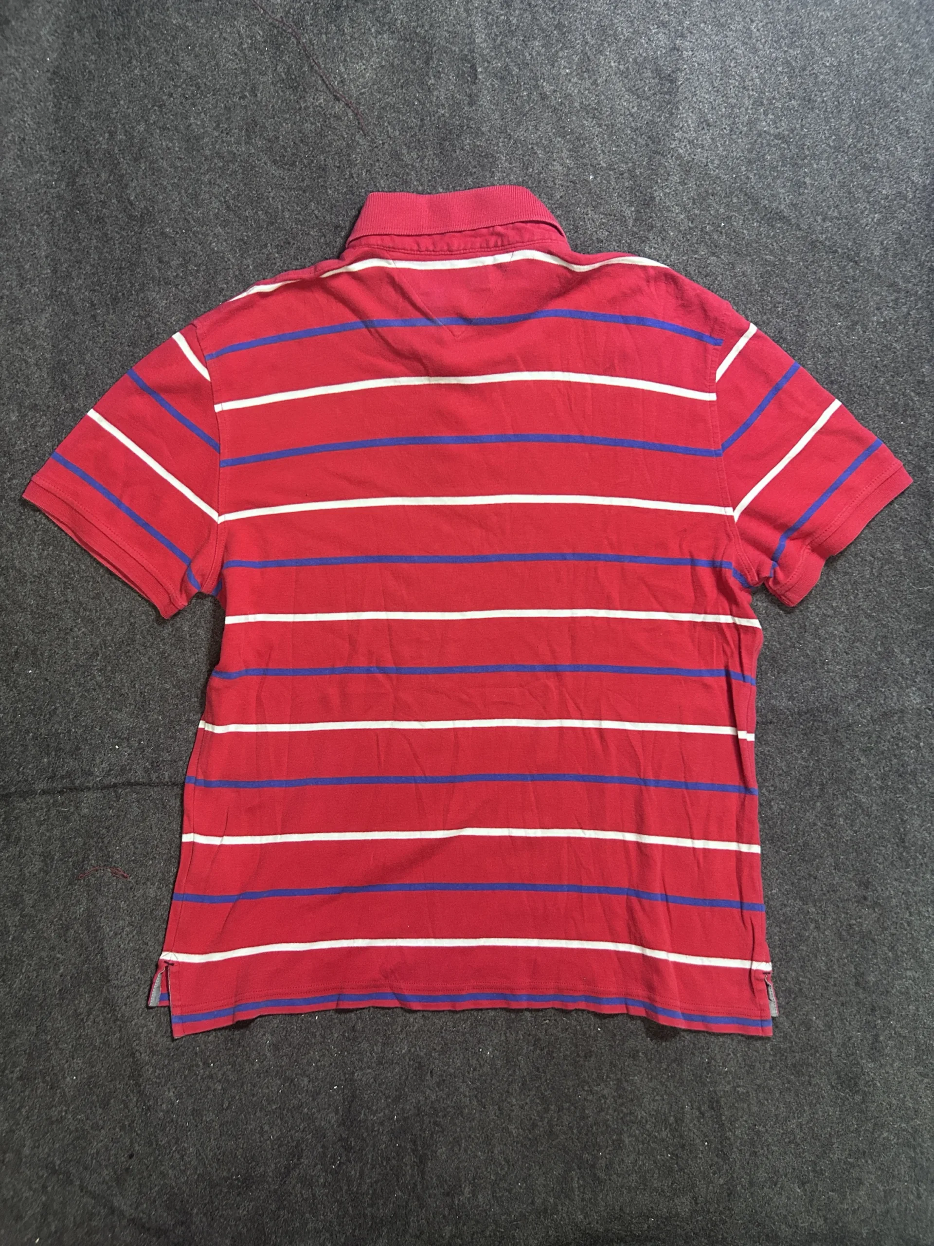 Tommy Hilfiger Red Striped Polo T-Shirt – Men’s L/G 2 thrift polo shirts india
