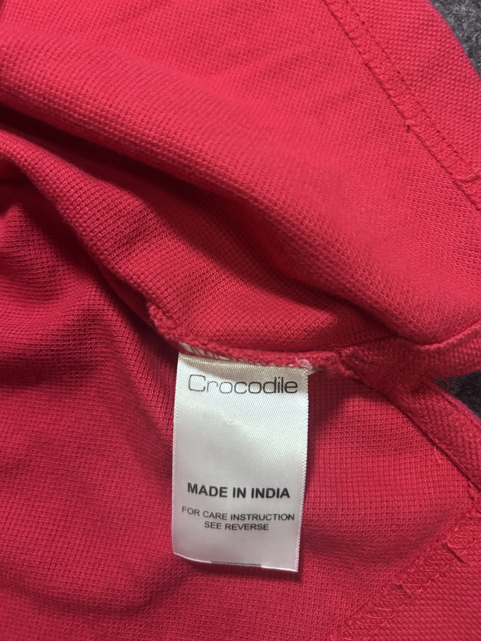 Crocodile Red Classic Polo T-Shirt – Men’s Xxl 5 thrift polo shirts india