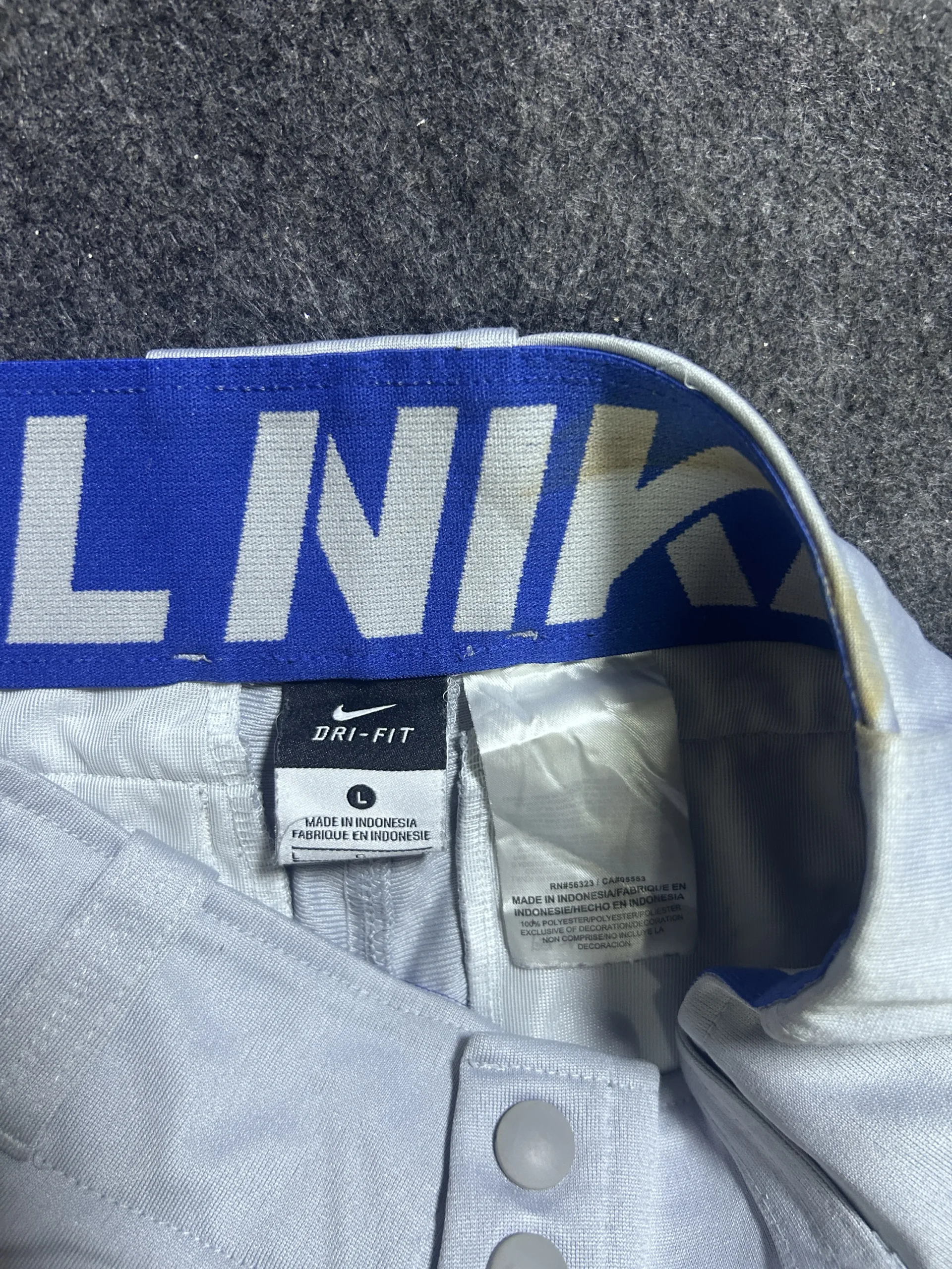 Nike Dri-Fit Performance Shorts – White &Amp; Blue | S 3 Nike shorts