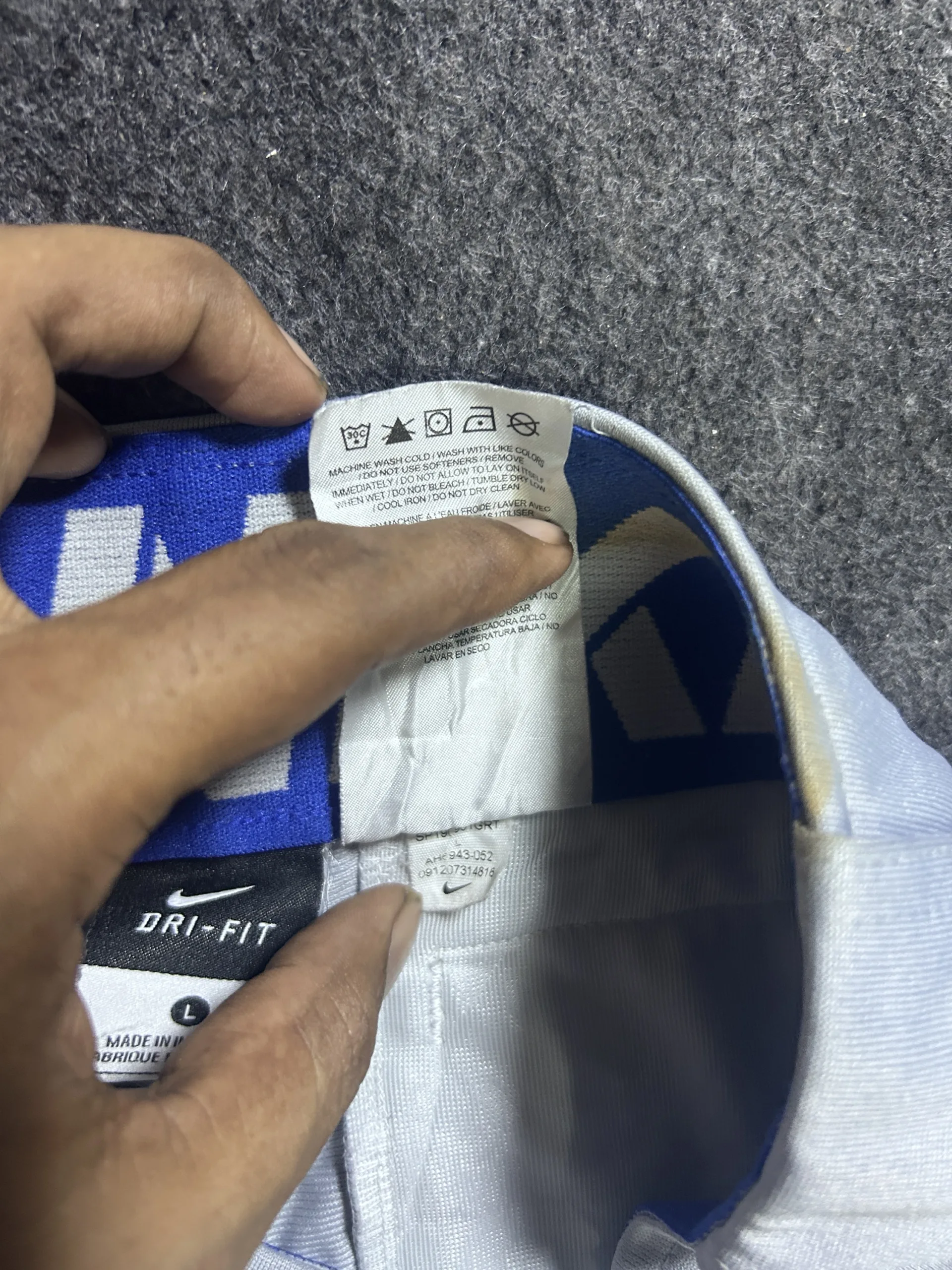Nike Dri-Fit Performance Shorts – White &Amp; Blue | S 4 Nike shorts