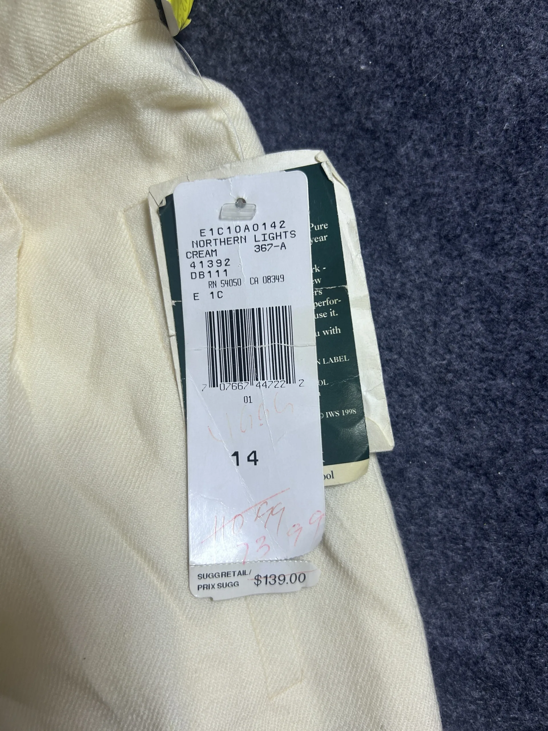 Lauren Ralph Lauren Cream Pleated Trousers | M 4 online thrift store india