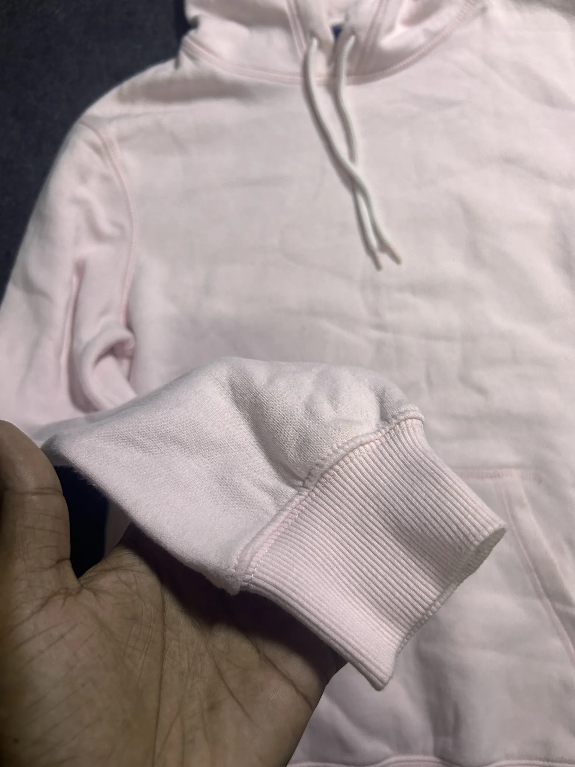 H&Amp;M Pink Fleece Lined Pullover Women’s Lightweight Winter Hoodie | S 2 thrift fleece jackets india