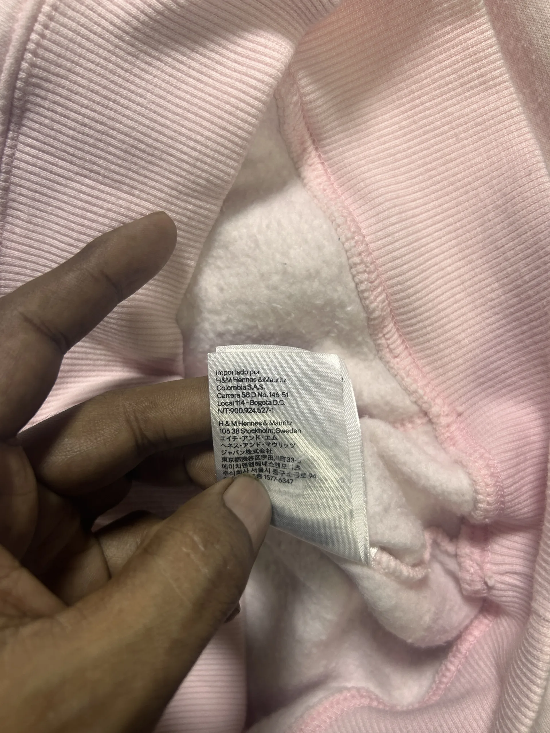 H&Amp;M Pink Fleece Lined Pullover Women’s Lightweight Winter Hoodie | S 6 thrift fleece jackets india