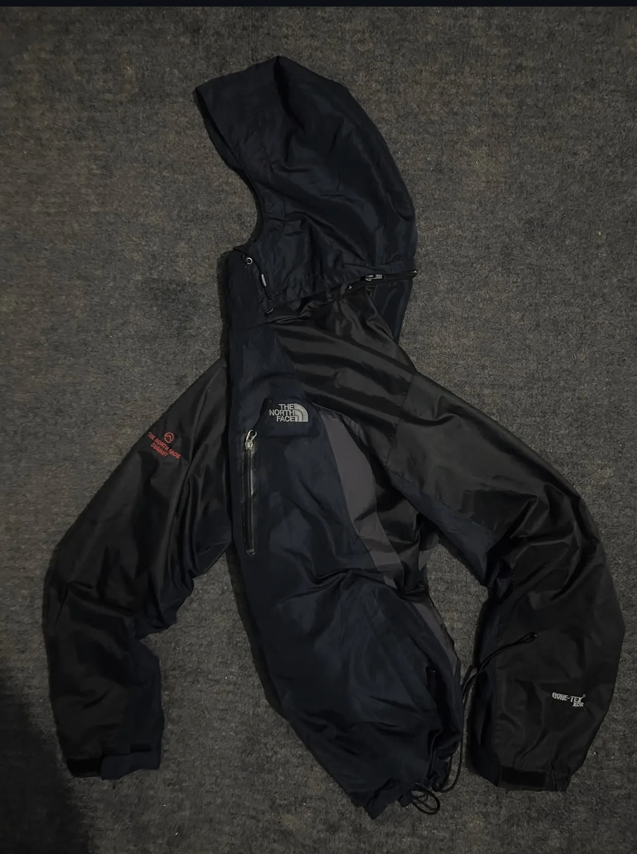 The North Face Gore-Tex Xcr Summit Series Waterproof Shell Jacket Black/Navy | L/Xl 1 The North Face jackets