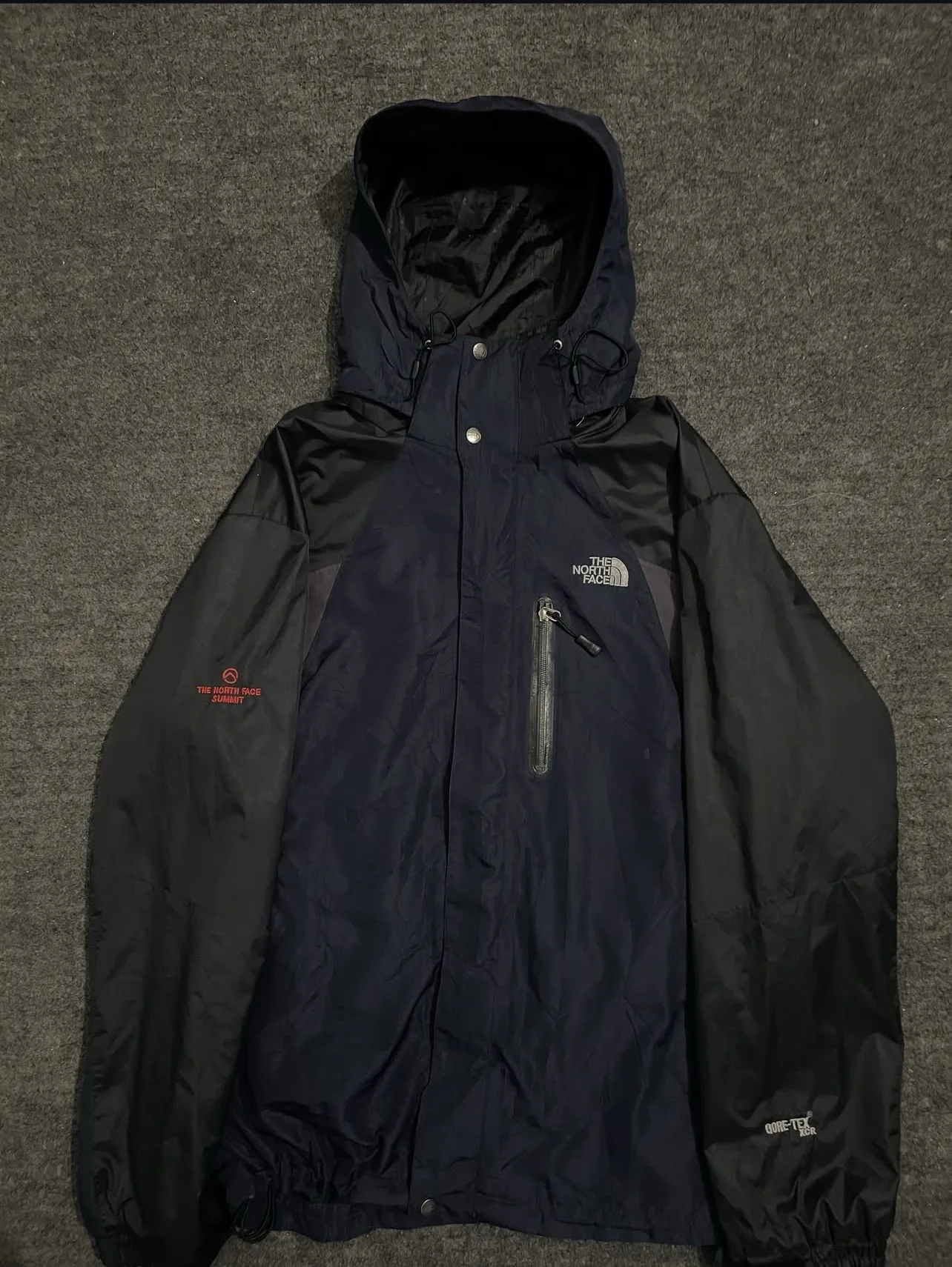 The North Face Gore-Tex Xcr Summit Series Waterproof Shell Jacket Black/Navy | L/Xl 2 The North Face jackets