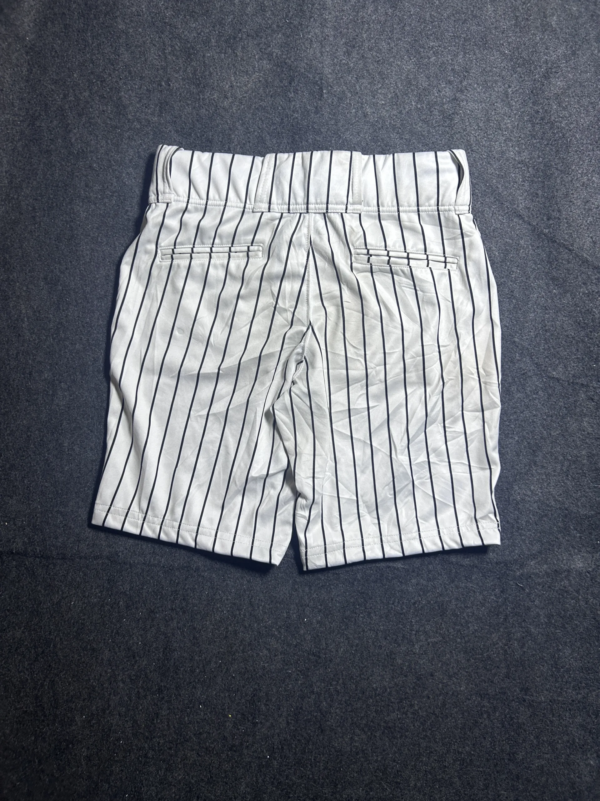 New Balance White Pinstripe Shorts Unisex M 2 New Balance shorts