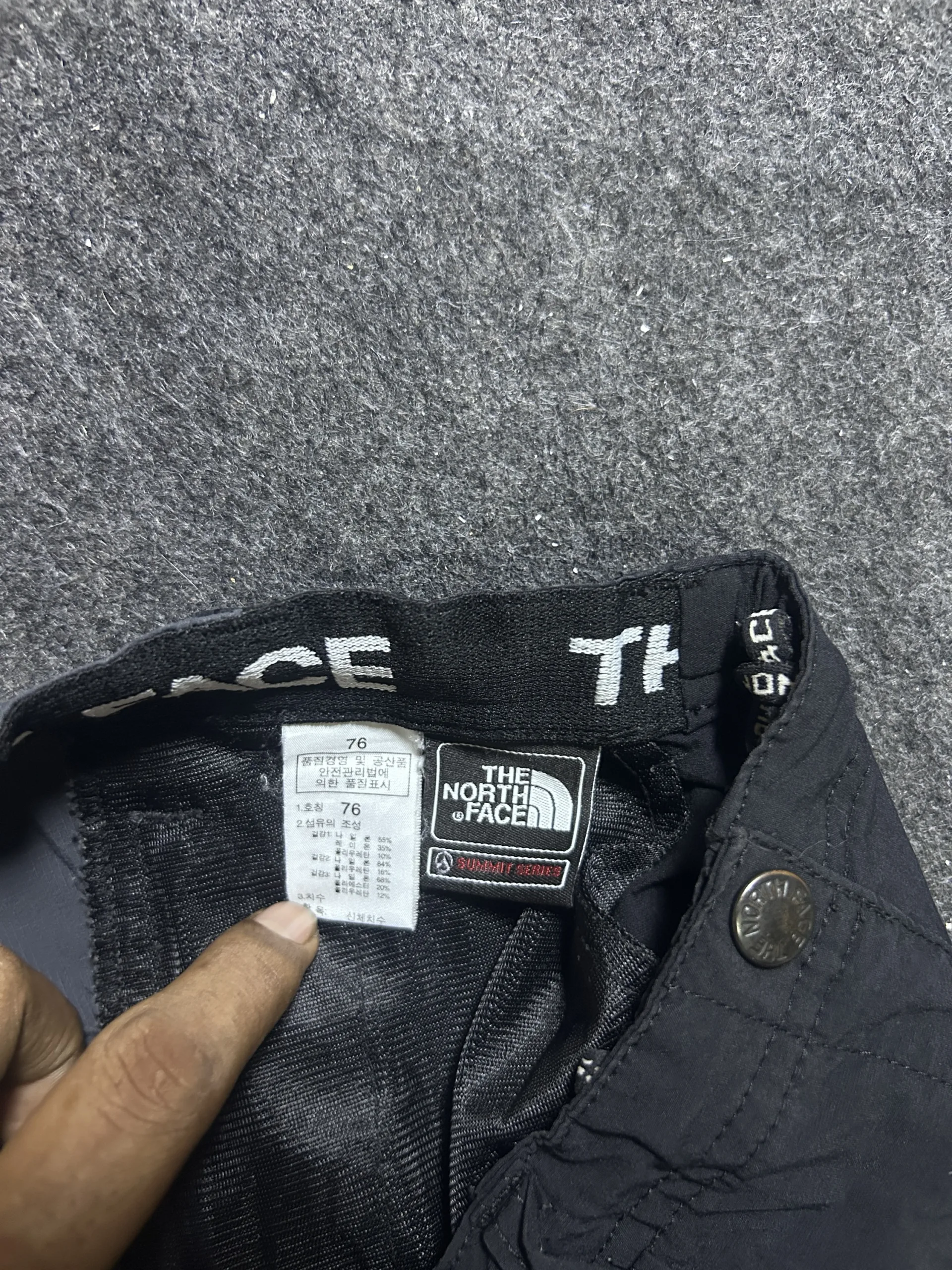 The North Face Summit Series Water-Resistant Outdoor Hiking Pants | Black Grey | L 4 online thrift store india
