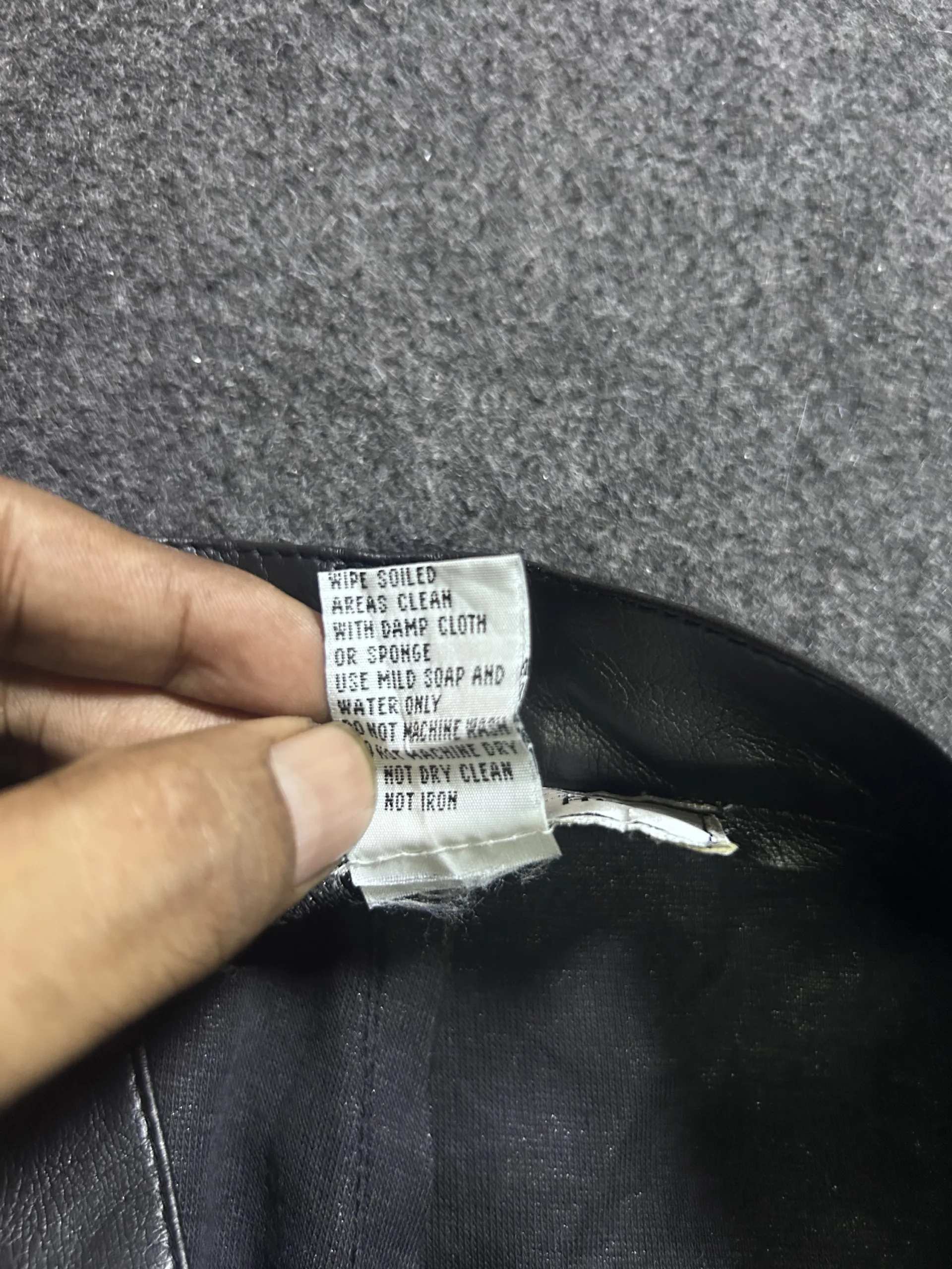 Black Faux Leather Pu Women'S Pants Straight | S 3 online thrift store india