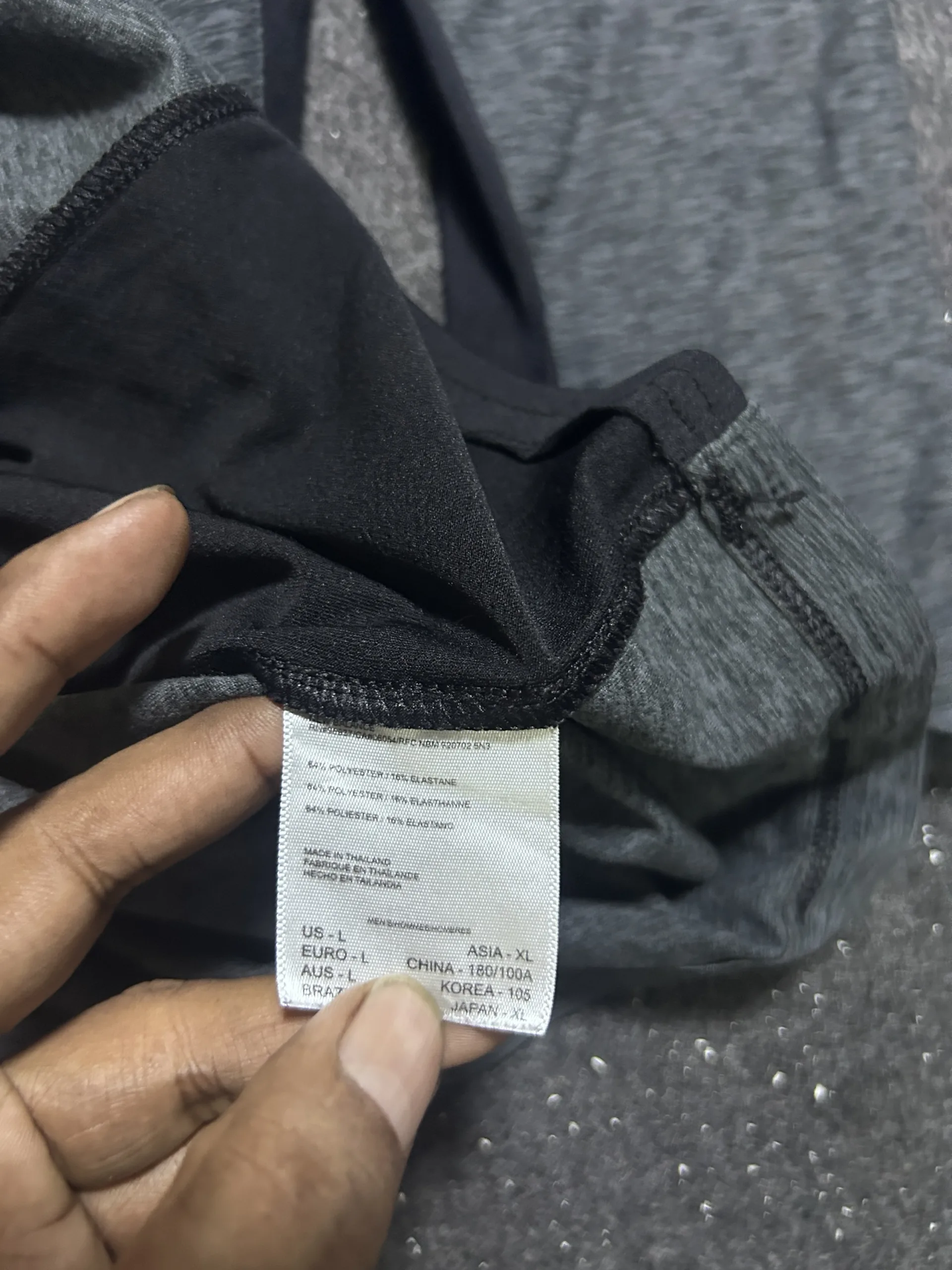 New Balance Nb Dry Quarter Zip Performance Charcoal Grey Tshirt | L/Xl 4 New Balance shirts