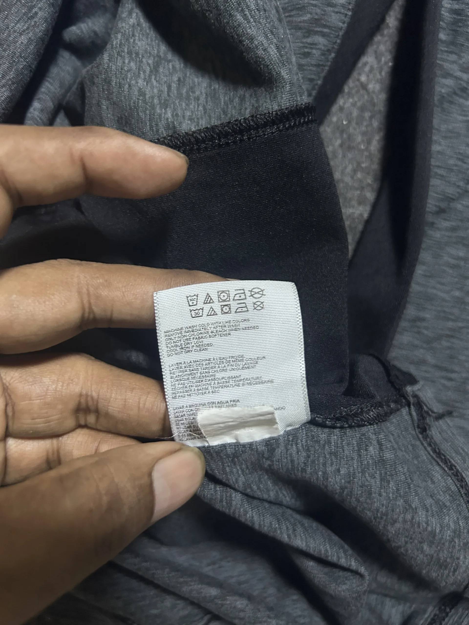 New Balance Nb Dry Quarter Zip Performance Charcoal Grey Tshirt | L/Xl 5 New Balance shirts