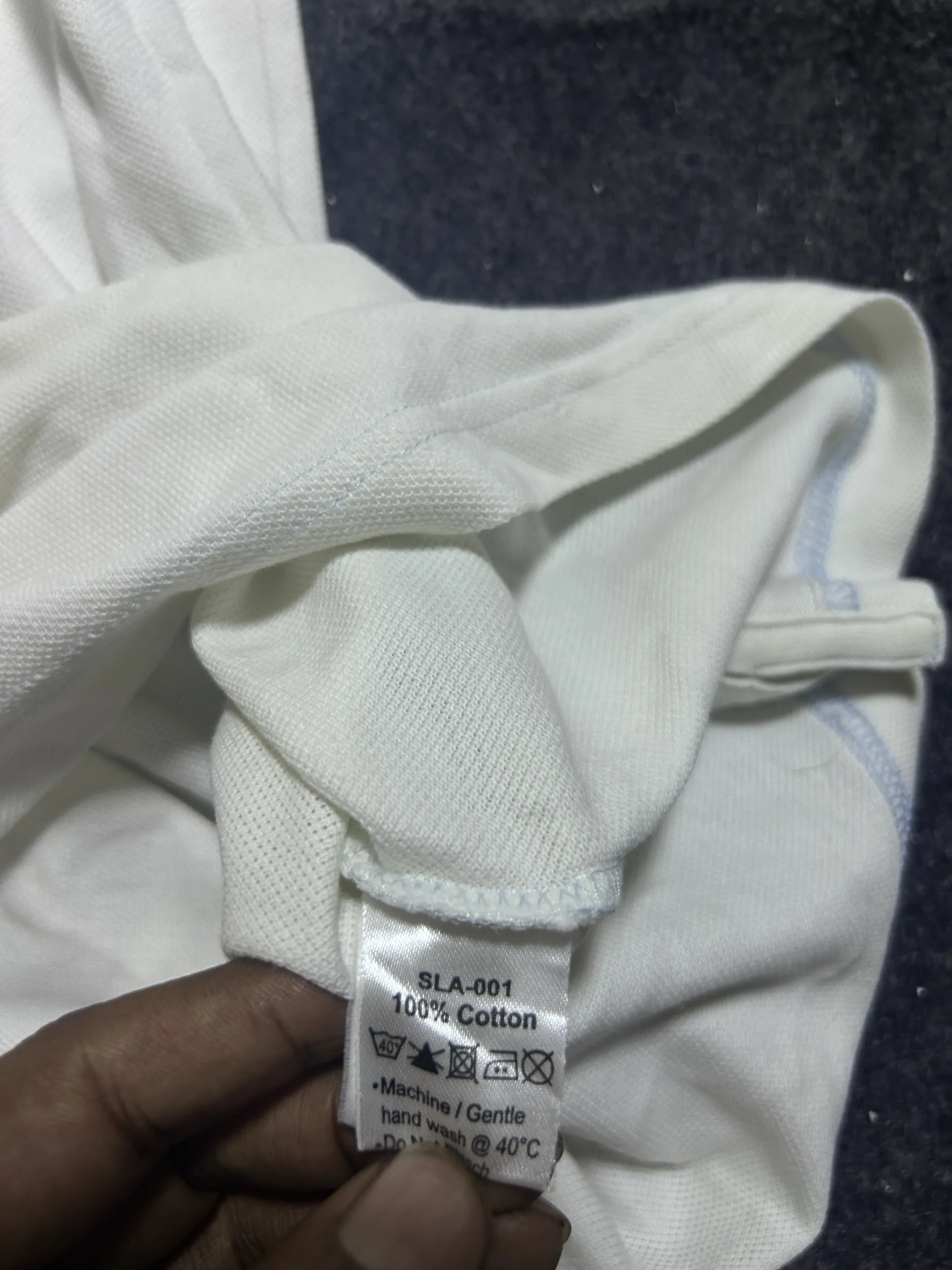 Lacoste White 100% Cotton Slim Fit Polo Shirt – Men’s Fr 6 / Us Xl 4 Lacoste polo shirts