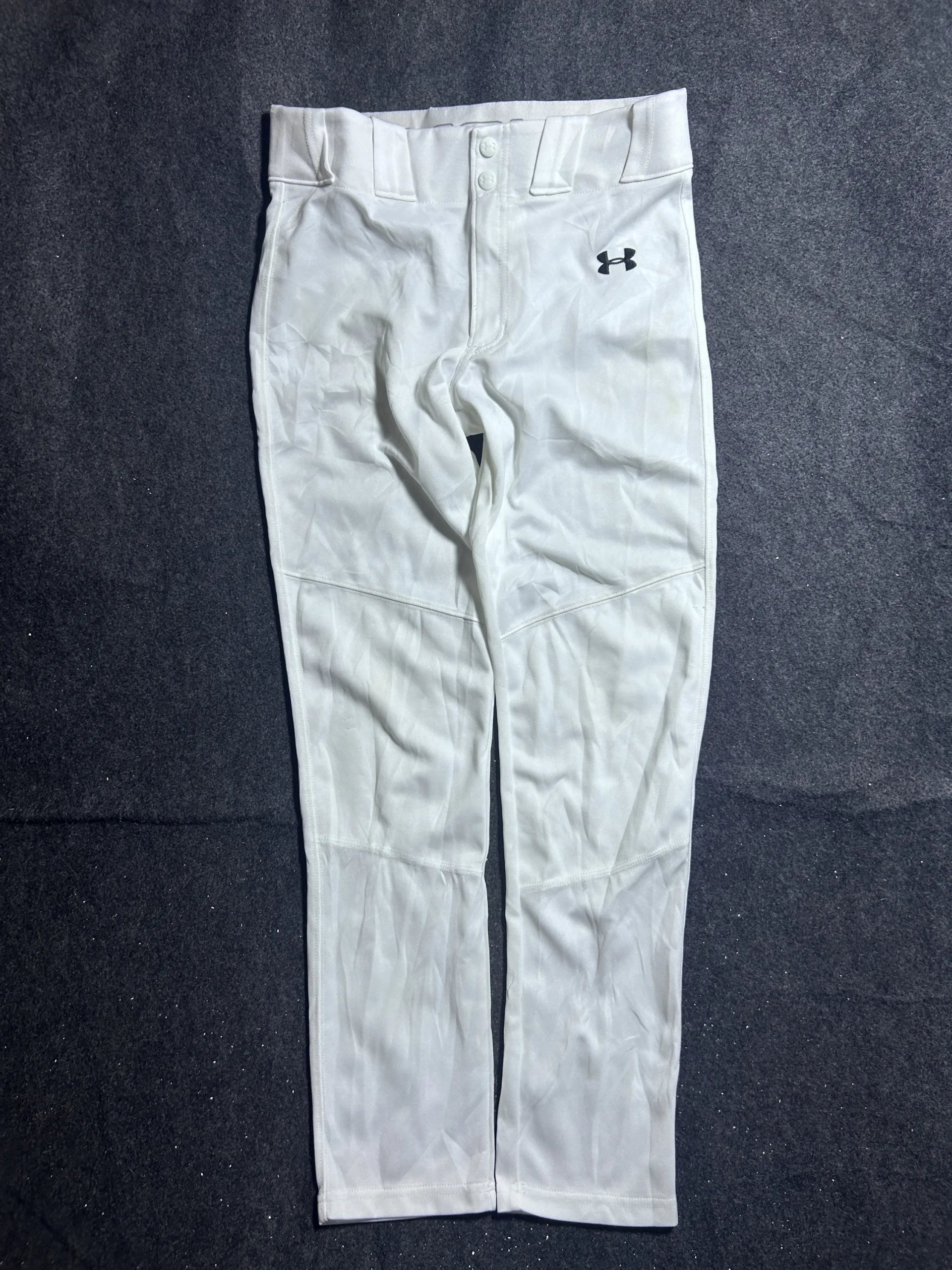 Under Armour White Baseball Pants | Performance Athletic | M 1 online thrift store india