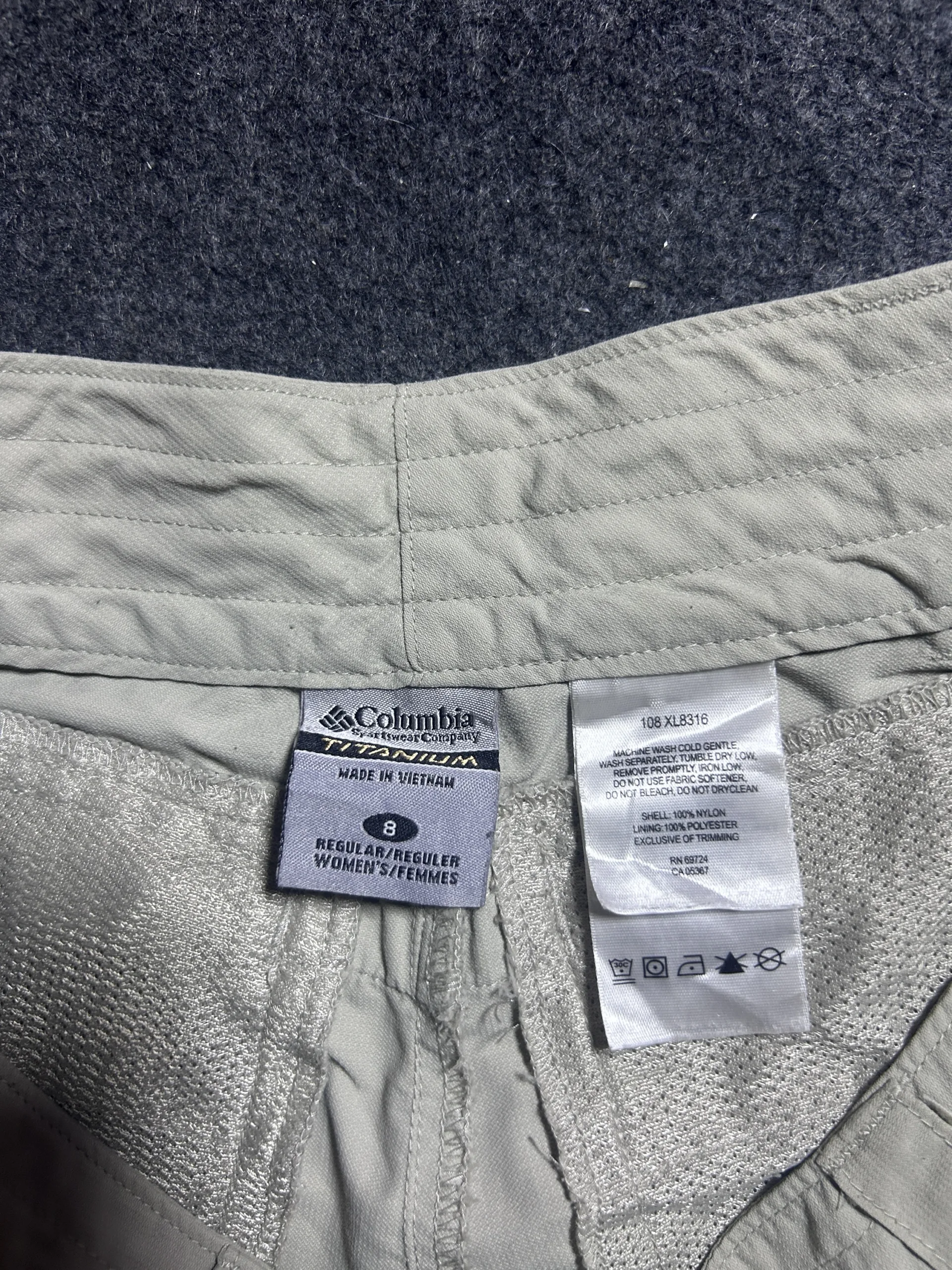 Columbia Omni Dry Women'S Convertible Cargo Pants Nylon Outdoor Hiking | M 9 Columbia cargo pants
