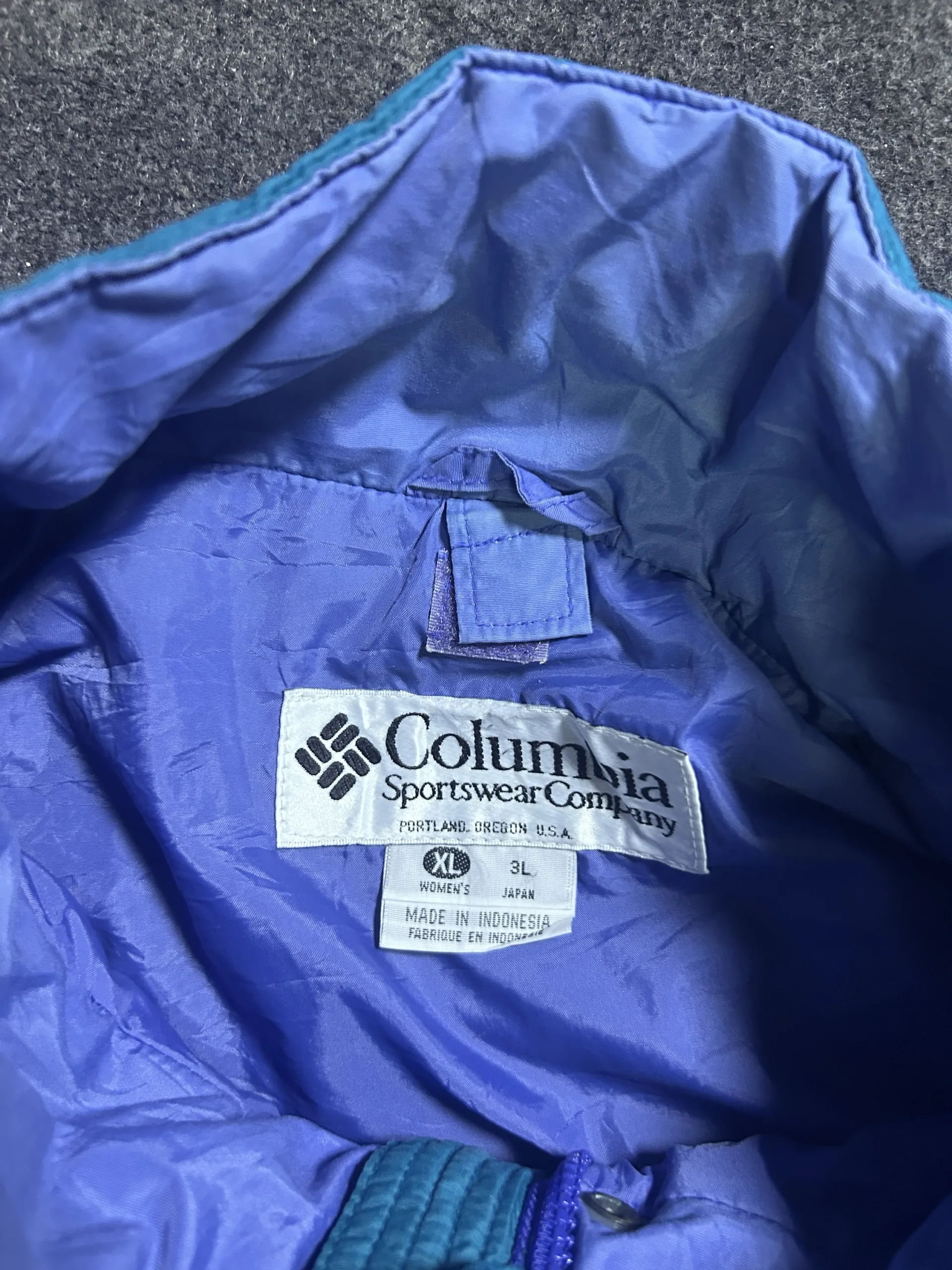 Vintage Columbia Women’s Waterproof Windbreaker Jacket Blue 3Xl 2 Columbia windbreakers