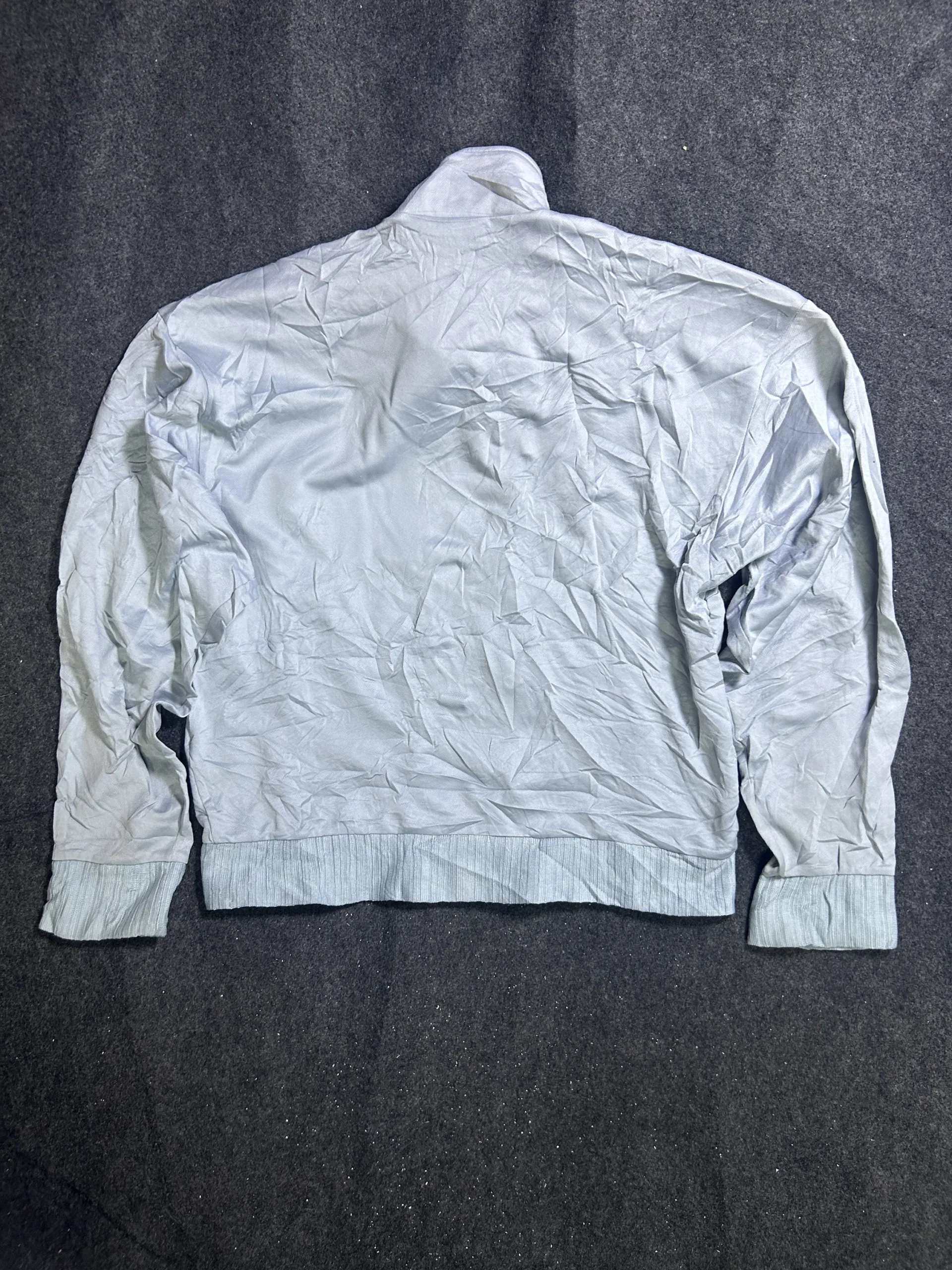 Vintage Adidas Cropped Boxy Fit Track Jacket Grey L 3 Adidas jackets