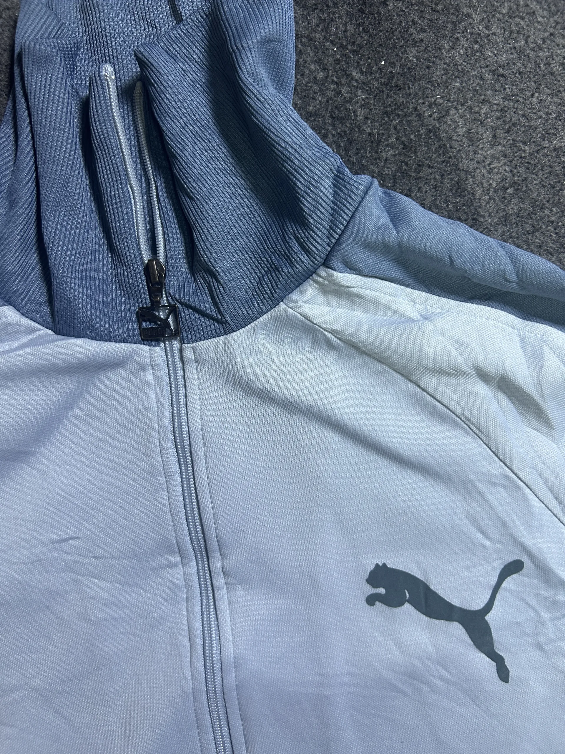 Puma Vintage Track Jacket Blue &Amp; White | L 2 Puma jackets