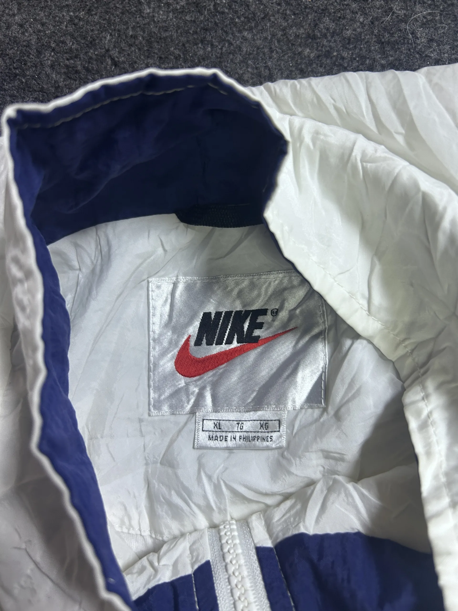 Nike Vintage Windbreaker Jacket Waterproof Swoosh | Xl 5 Nike windbreakers