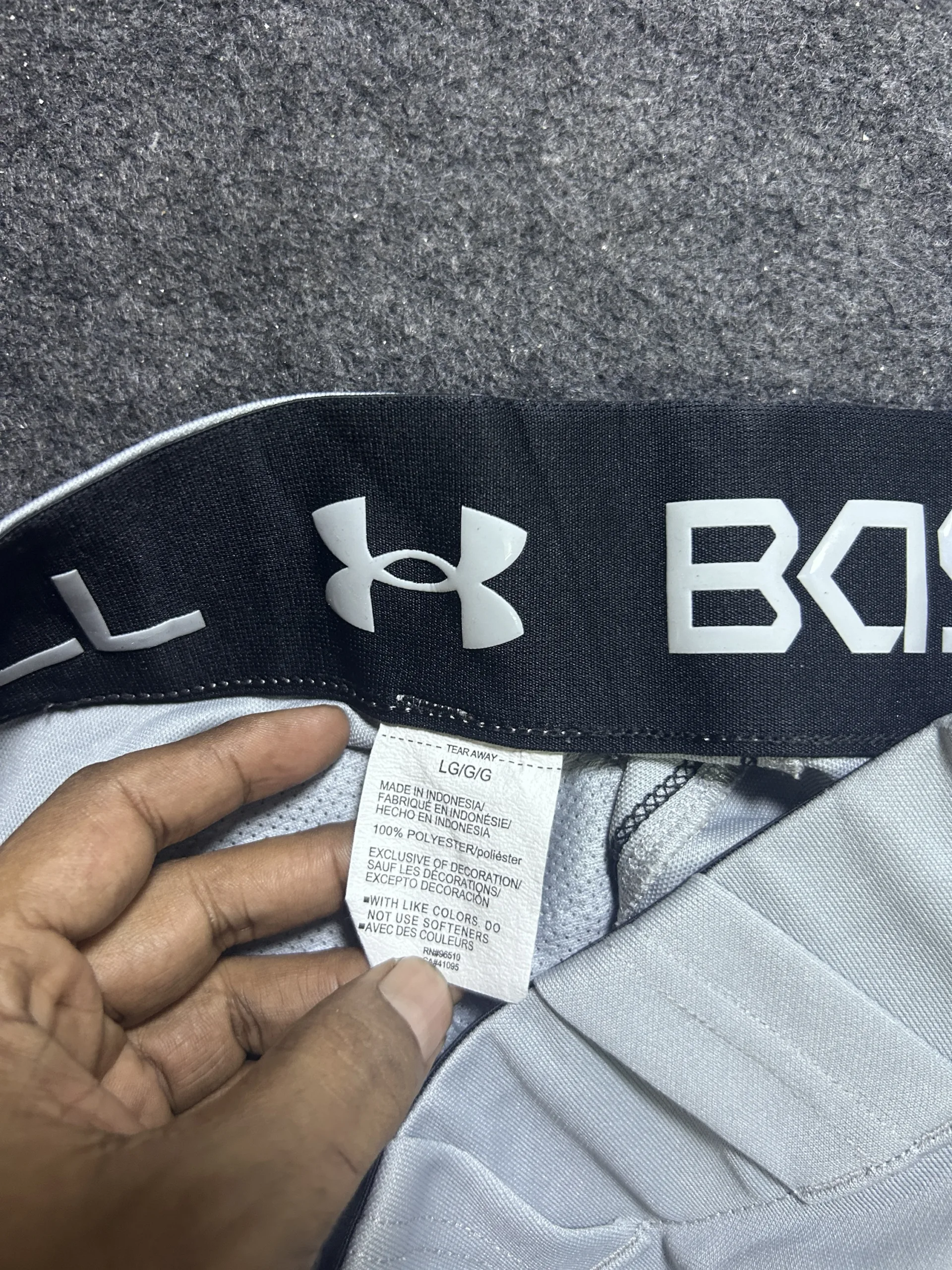Under Armour Baseball Shorts Grey Performance Athletic | M 4 Under Armour shorts